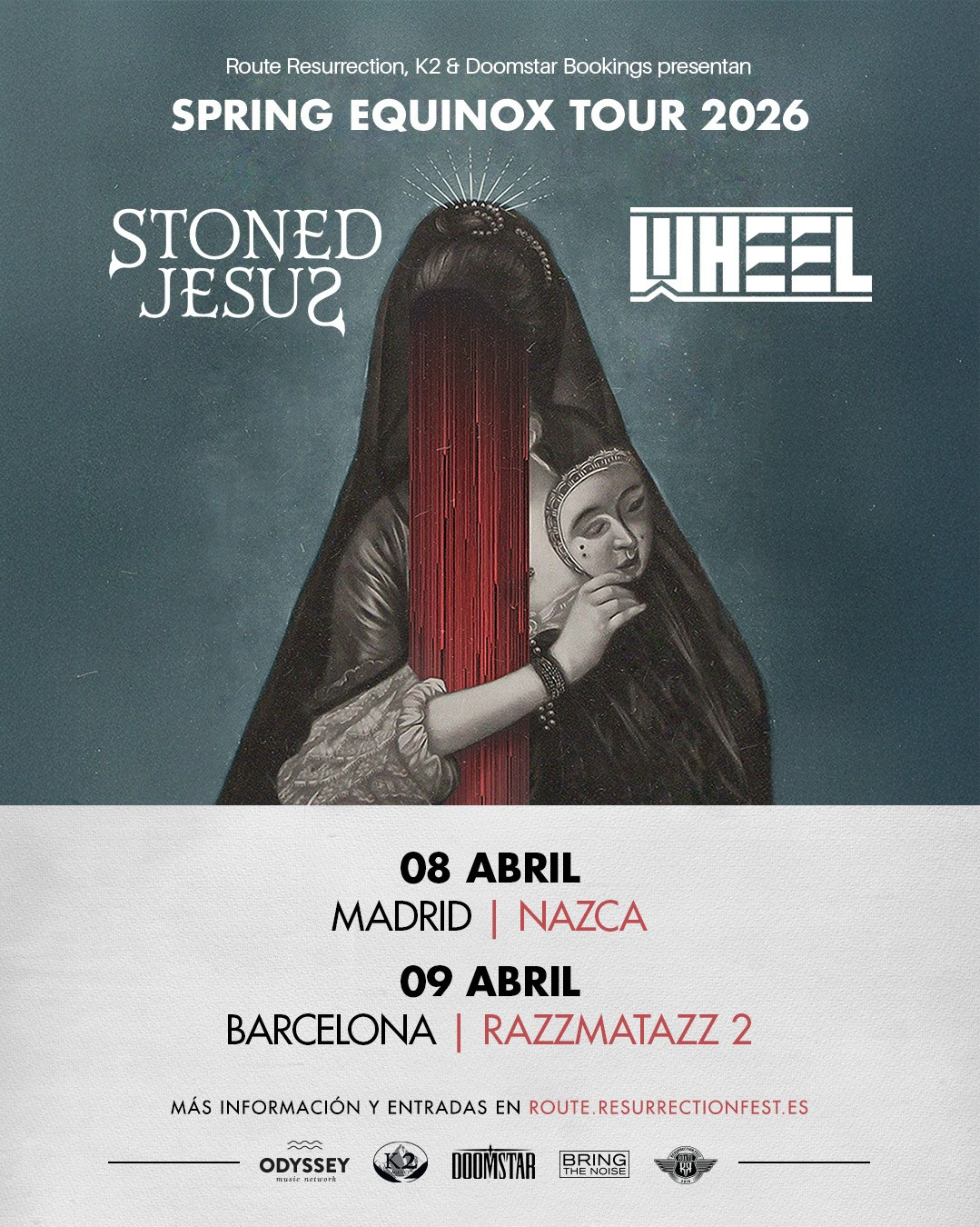 Stoned Jesus and Wheel: legendary stoner metal returns to Spain 2026 | FOTKAI