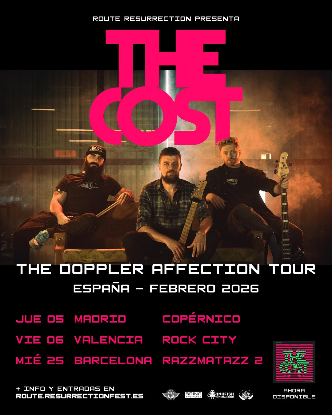 The Cost — презентация «Doppler Affection» в Испании: концерт в Барселоне | FOTKAI