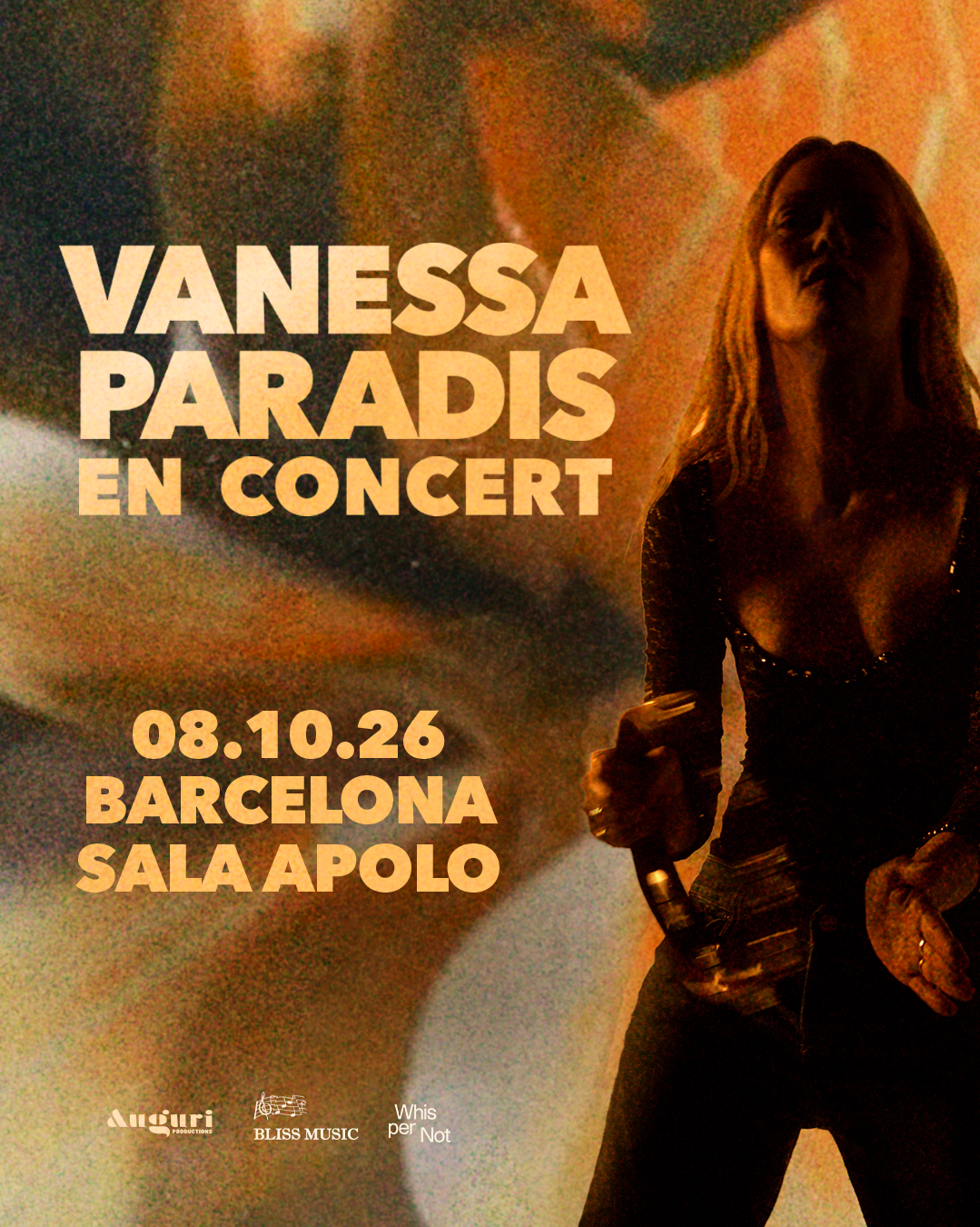 Vanessa Paradis: concierto en Barcelona en octubre 2026 — Festival Mil·lenni en Sala Apolo | FOTKAI