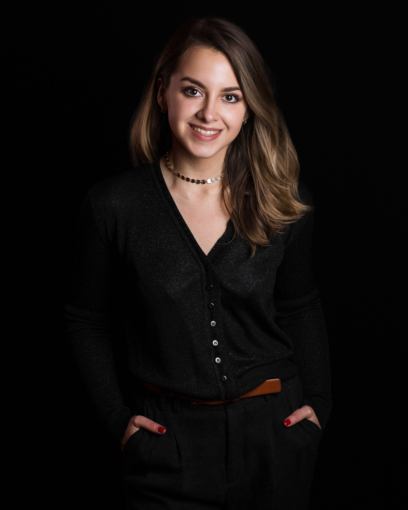 Executive portrait woman professional studio photography Edmonton Alberta Dimitri Studio