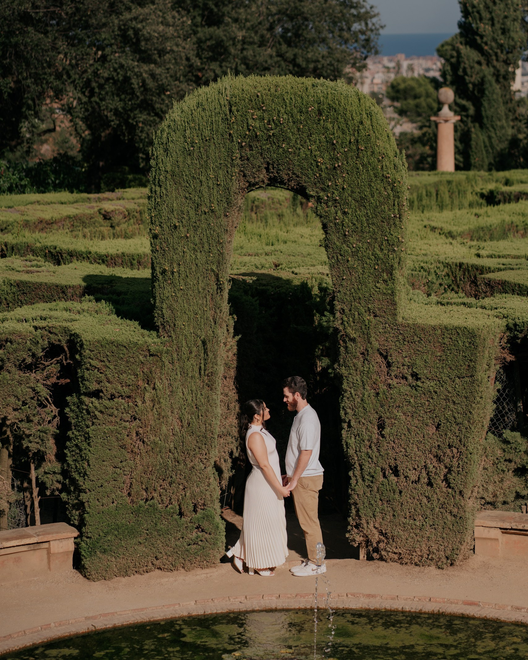 Barcelona photoshoot parc del laberint 