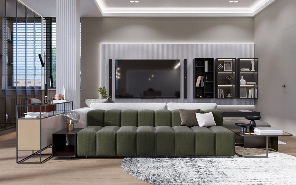 A WEEKEND HOME FOR THE FAMILY. Interior Design & 3D Rendering | Alena Bulataya Design Buro