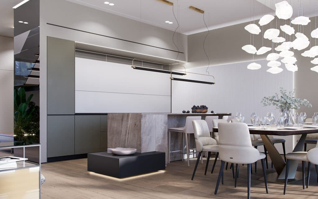 A WEEKEND HOME FOR THE FAMILY. Interior Design & 3D Rendering | Alena Bulataya Design Buro