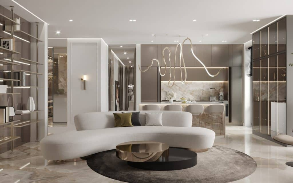 APARTMENT FOR STYLIST. Interior Design & 3D Rendering | Alena Bulataya Design Buro