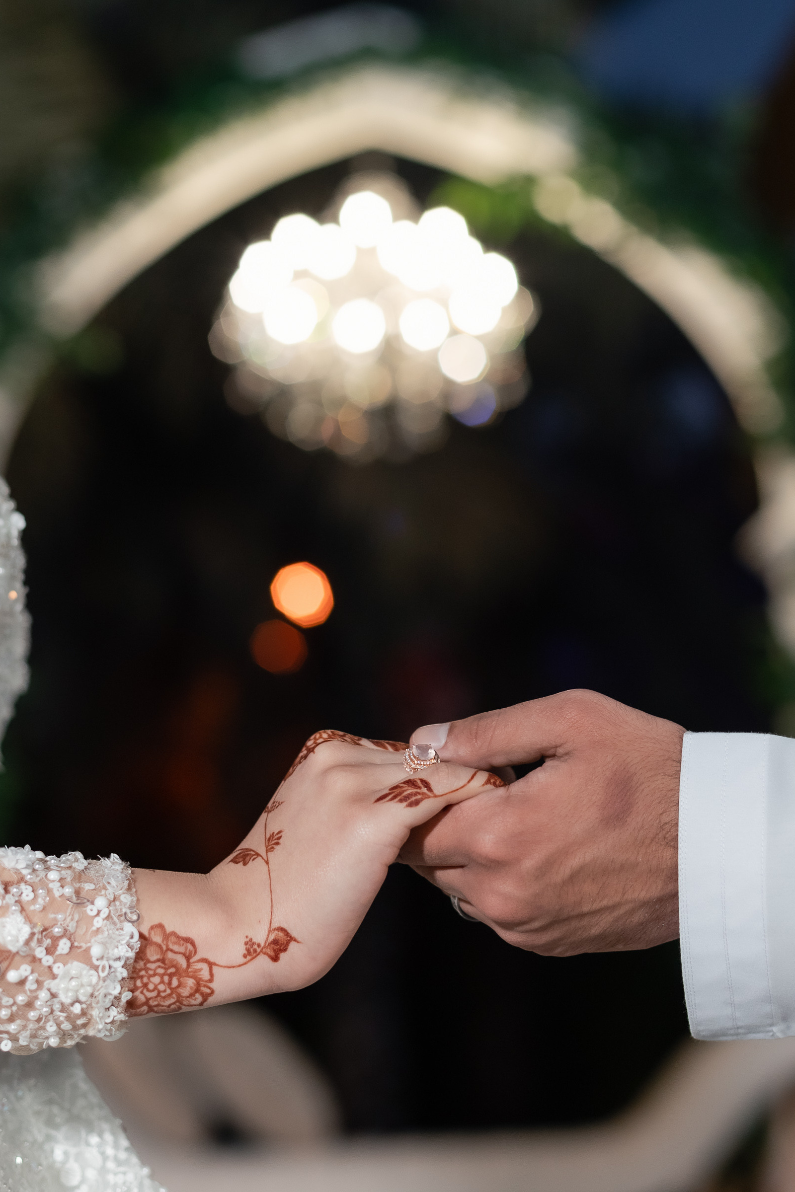 The " Pre -Zaffa ". Wedding female photo and video studio in UAE