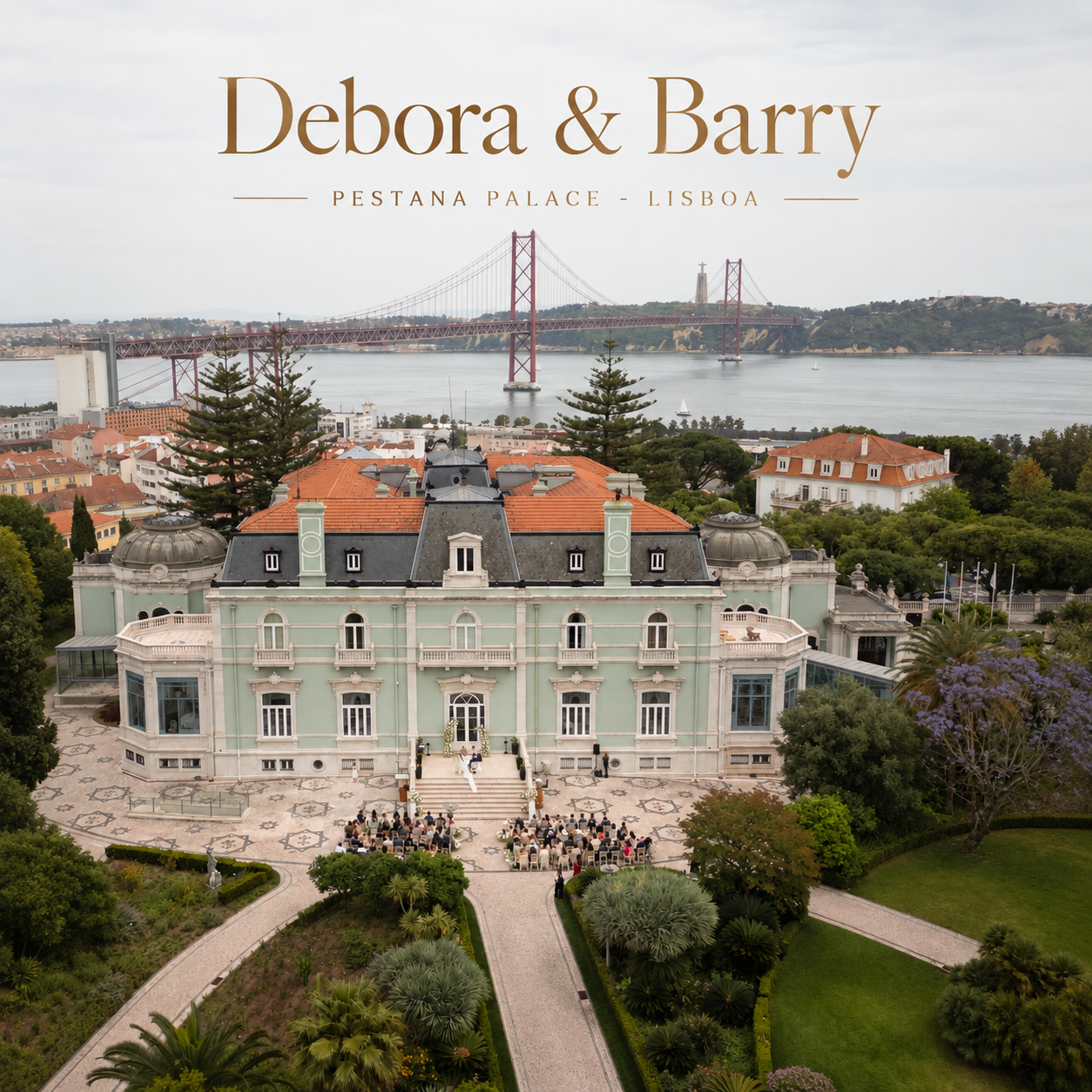 Destination wedding at Pestana Palace Lisbon photographed by Nuno Lopes