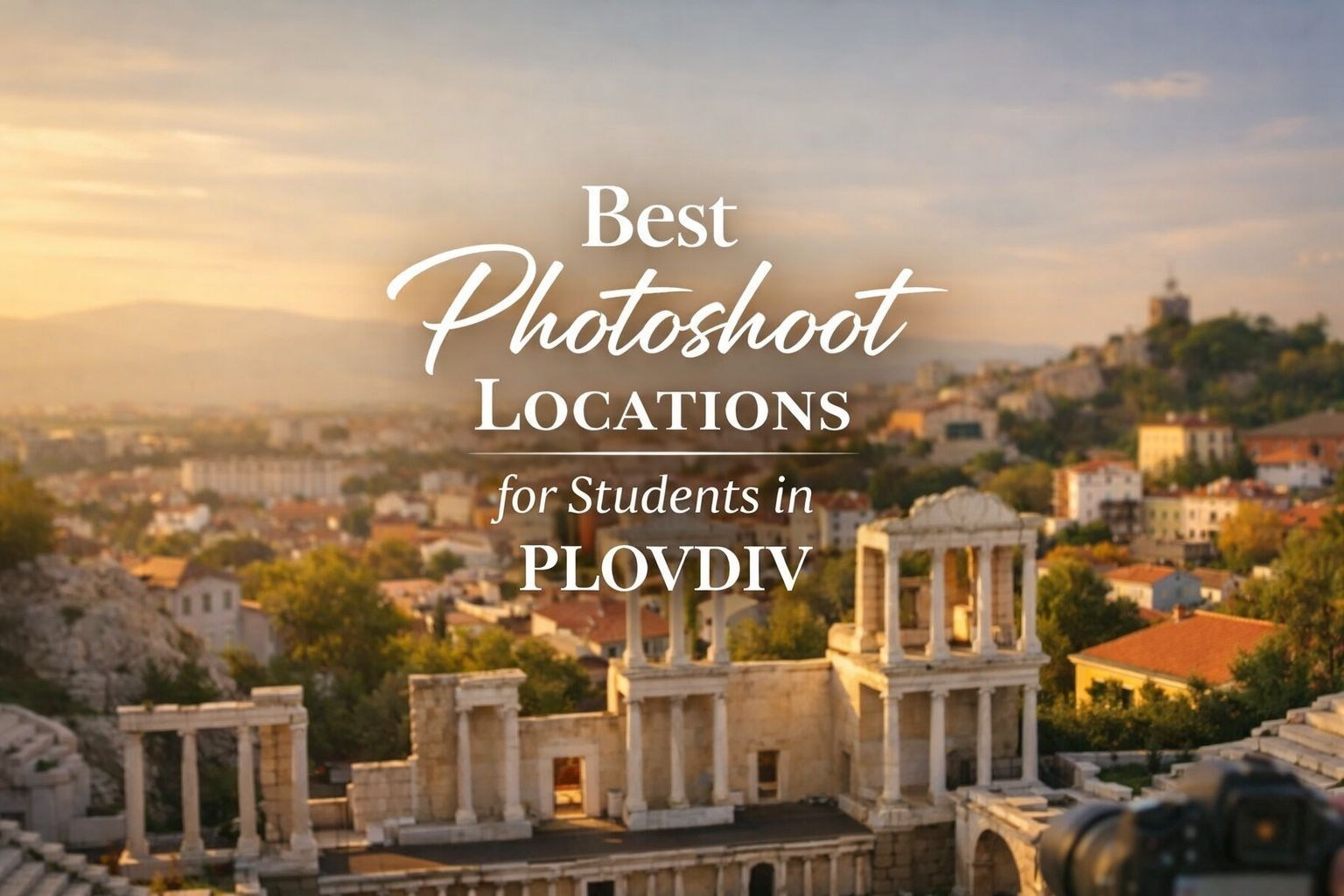 Лучшие локации в Пловдиве для фотосессии выпускников Старый город