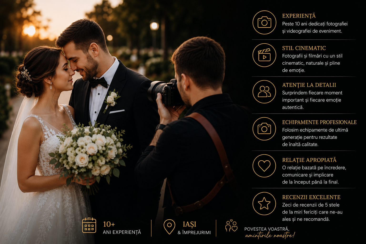 Fotograf - fideograf Iași. Gabriel Nistor Art-Studios - Fotograf / Videograf Iasi