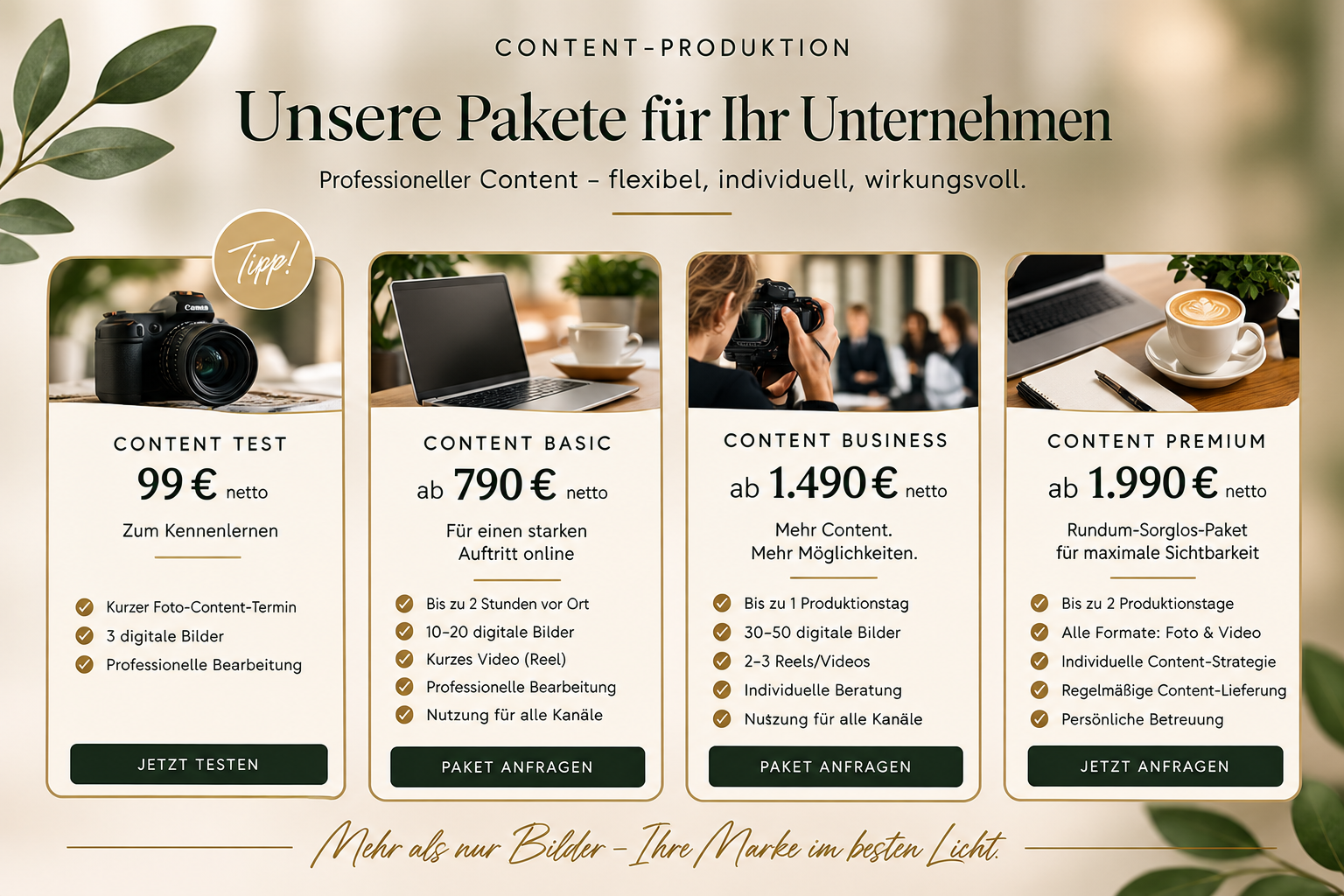 Business Content. Schott Fotografie – Foto- & Videocontent für Unternehmen, Kitas, Schulen & Hochzeiten | Natalie Schott