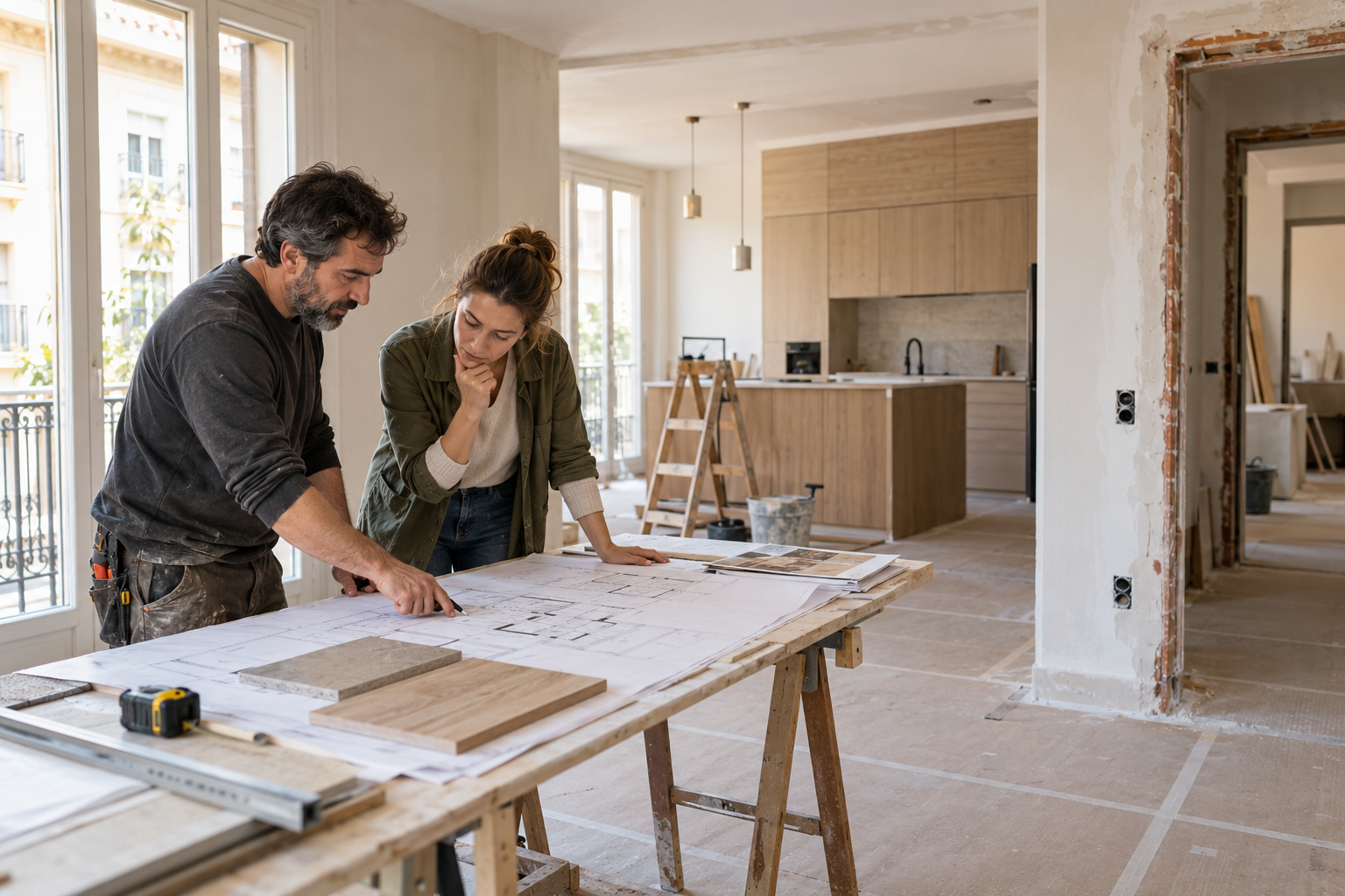 Full apartment, bathroom and kitchen renovations with acoustic insulation in Barcelona | B22 Reforma