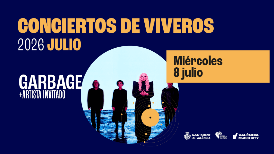 Garbage — Concert in Valencia, July 2026: Alternative Rock at Jardines de Viveros | FOTKAI