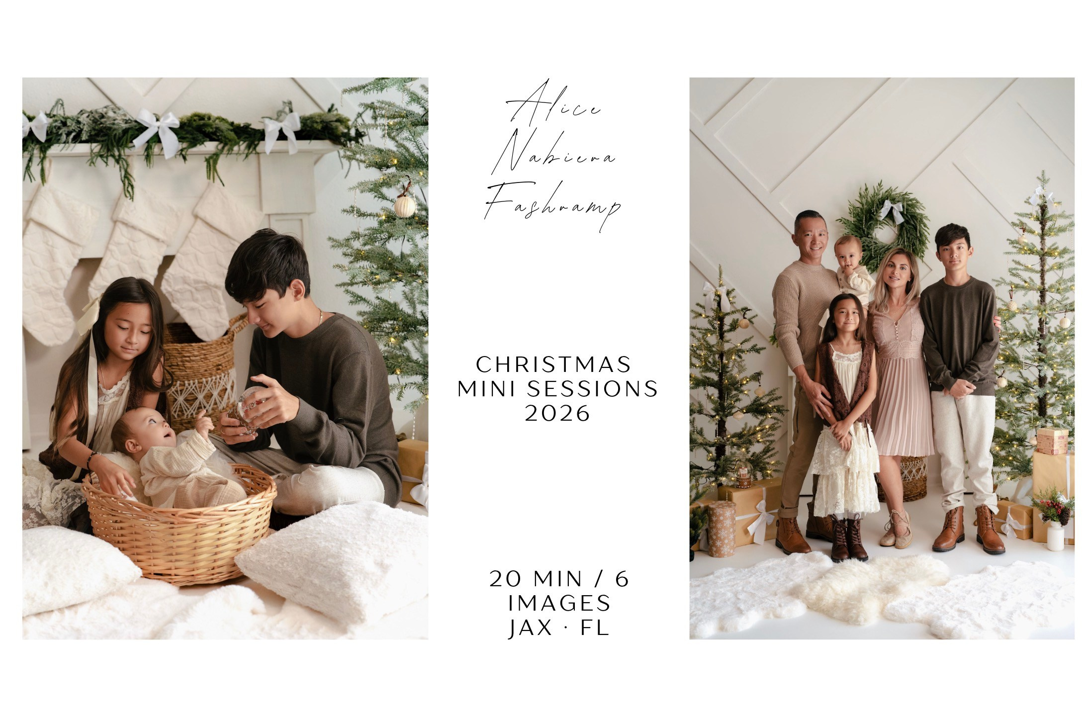 Christmas Studio Mini Sessions — Family Photography in Jacksonville, FL