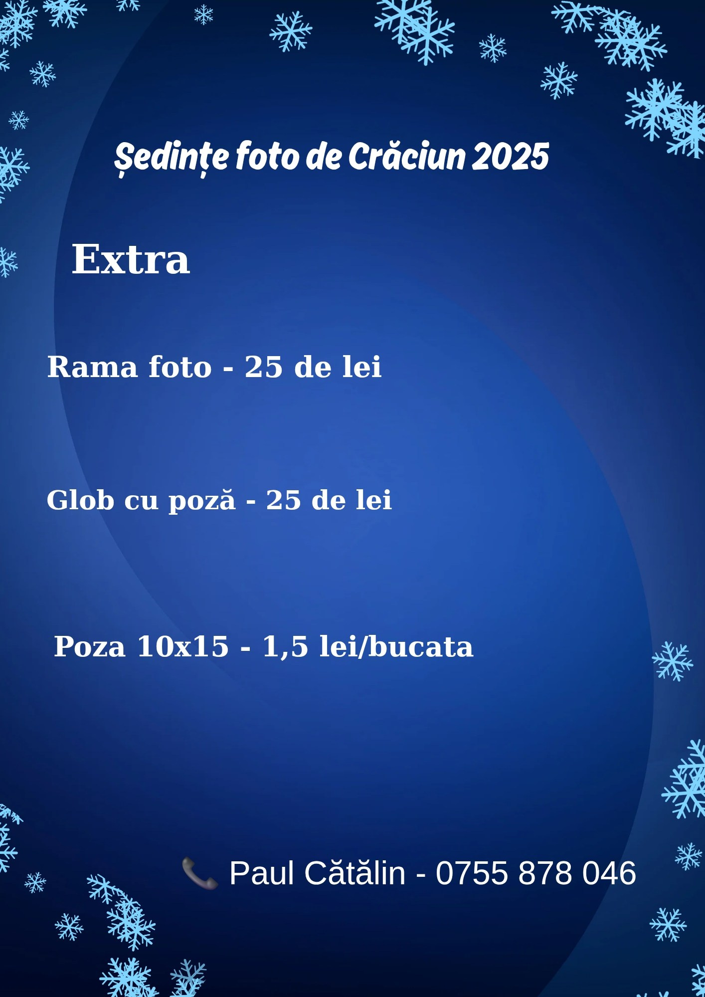 Oferta Craciun 2025. Www.paulcatalin.ro