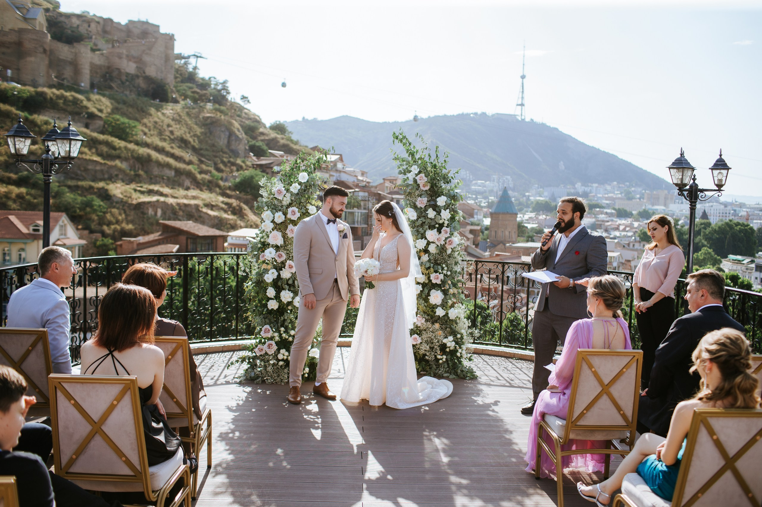 Церемония в красивом месте. Арт Ивент Студио — Самое рейтинговое свадебное агентство в Грузии
