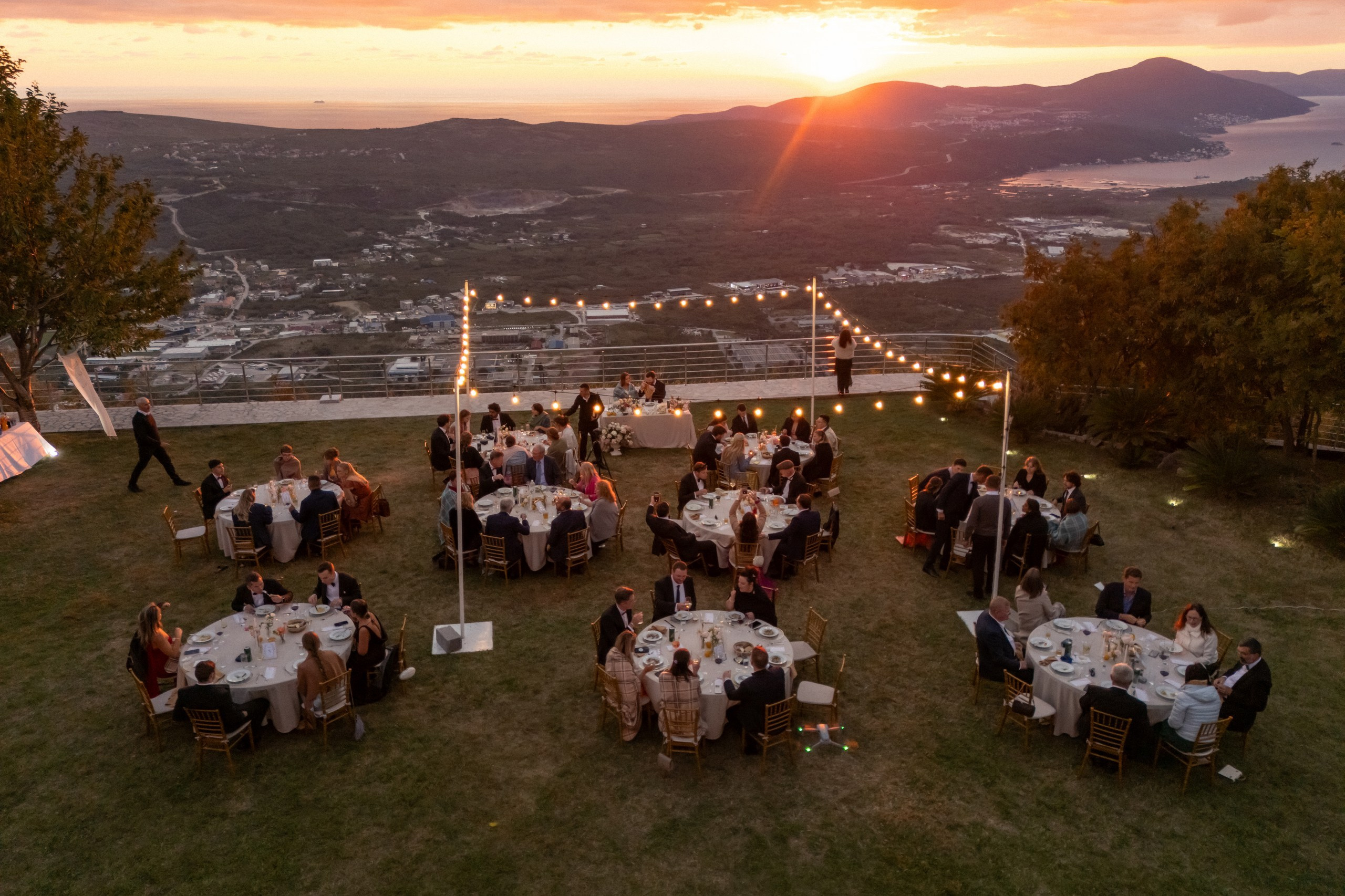 Bryllup i villa Eagle Eye over Kotor i Montenegro