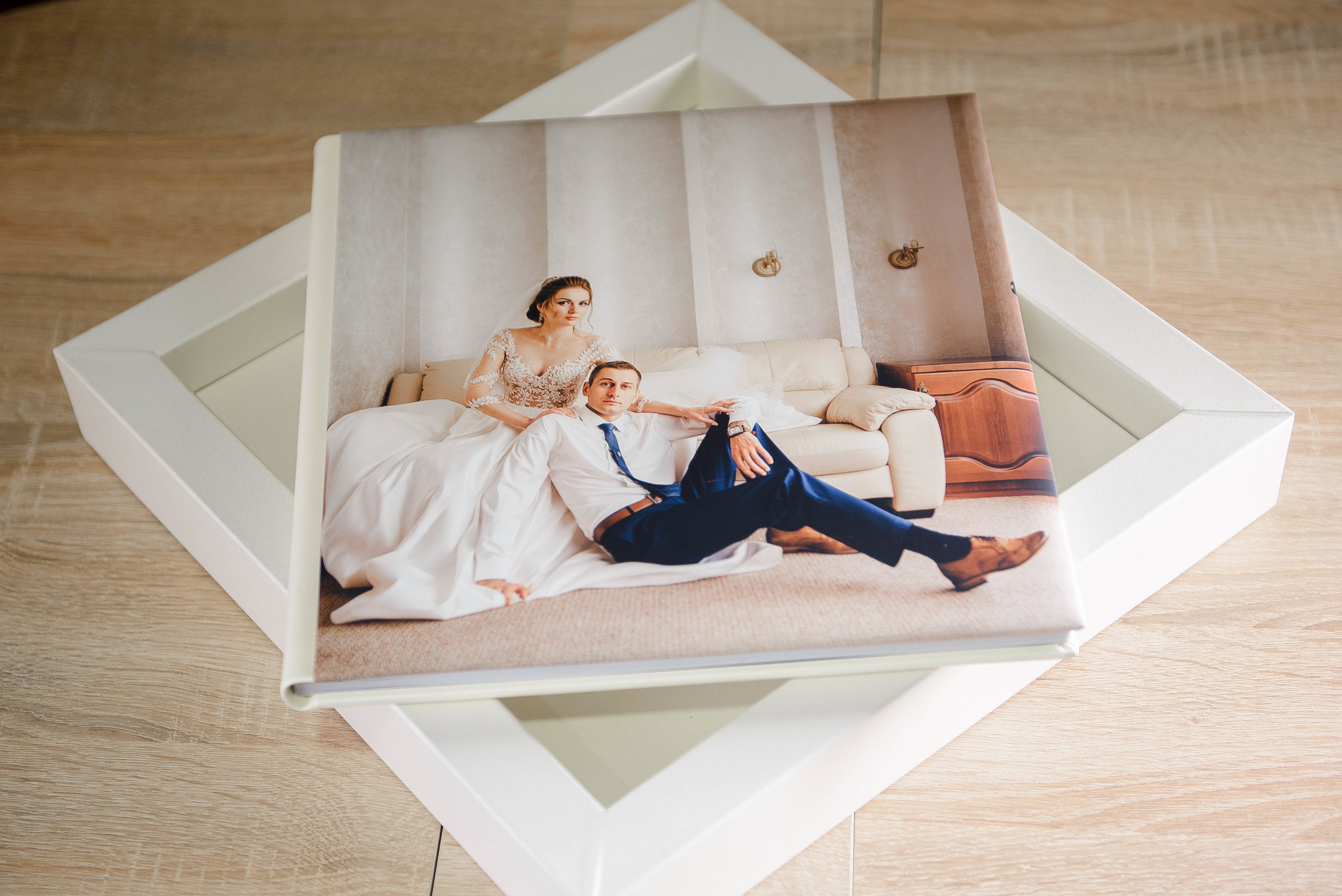 Свадебная фотокнига в боксе