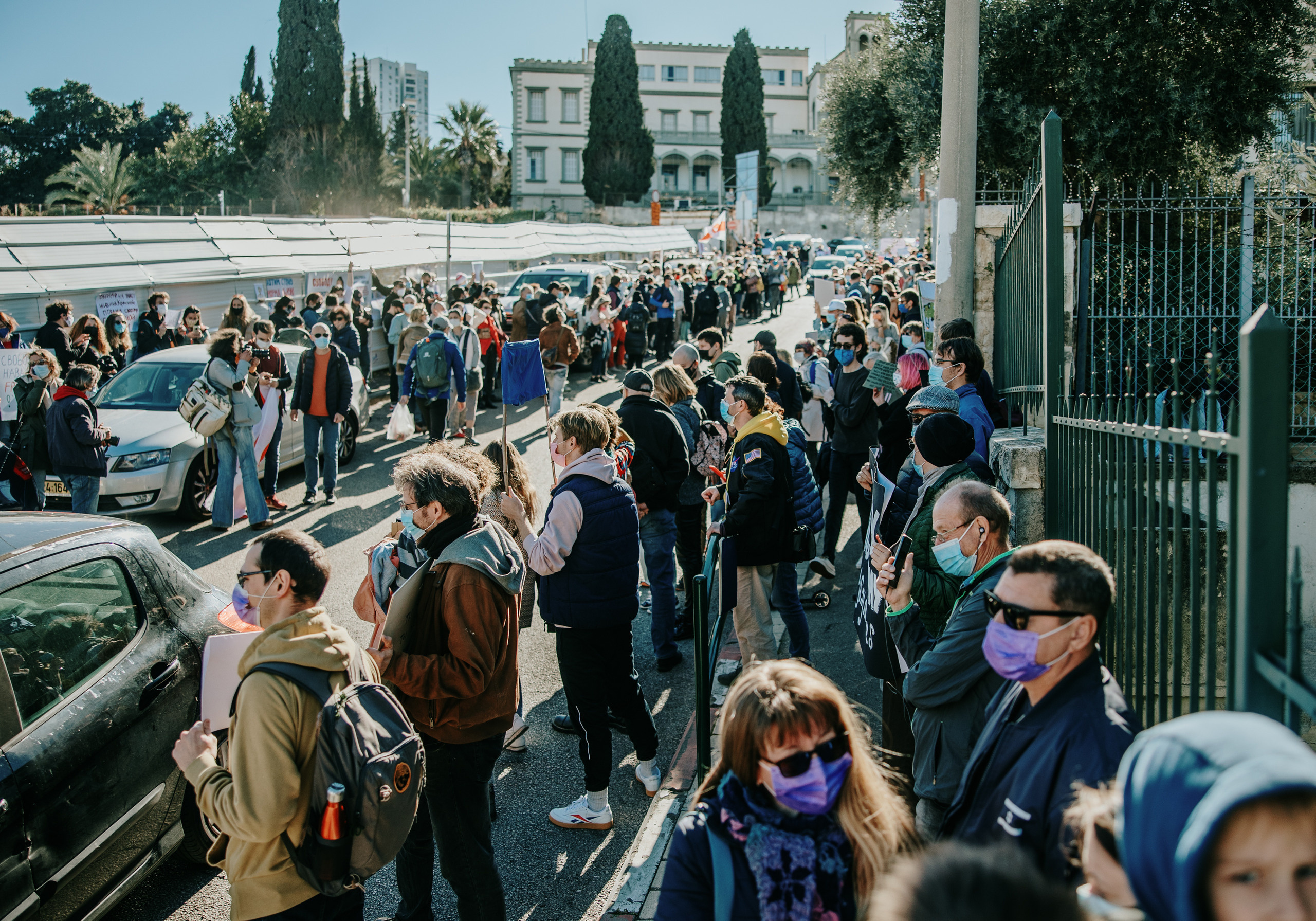 Акция в поддержку Навального в Хайфе (Израиль) 23 января 2020. George TLV — профессиональный фотограф и ретушёр, Израиль / Profession