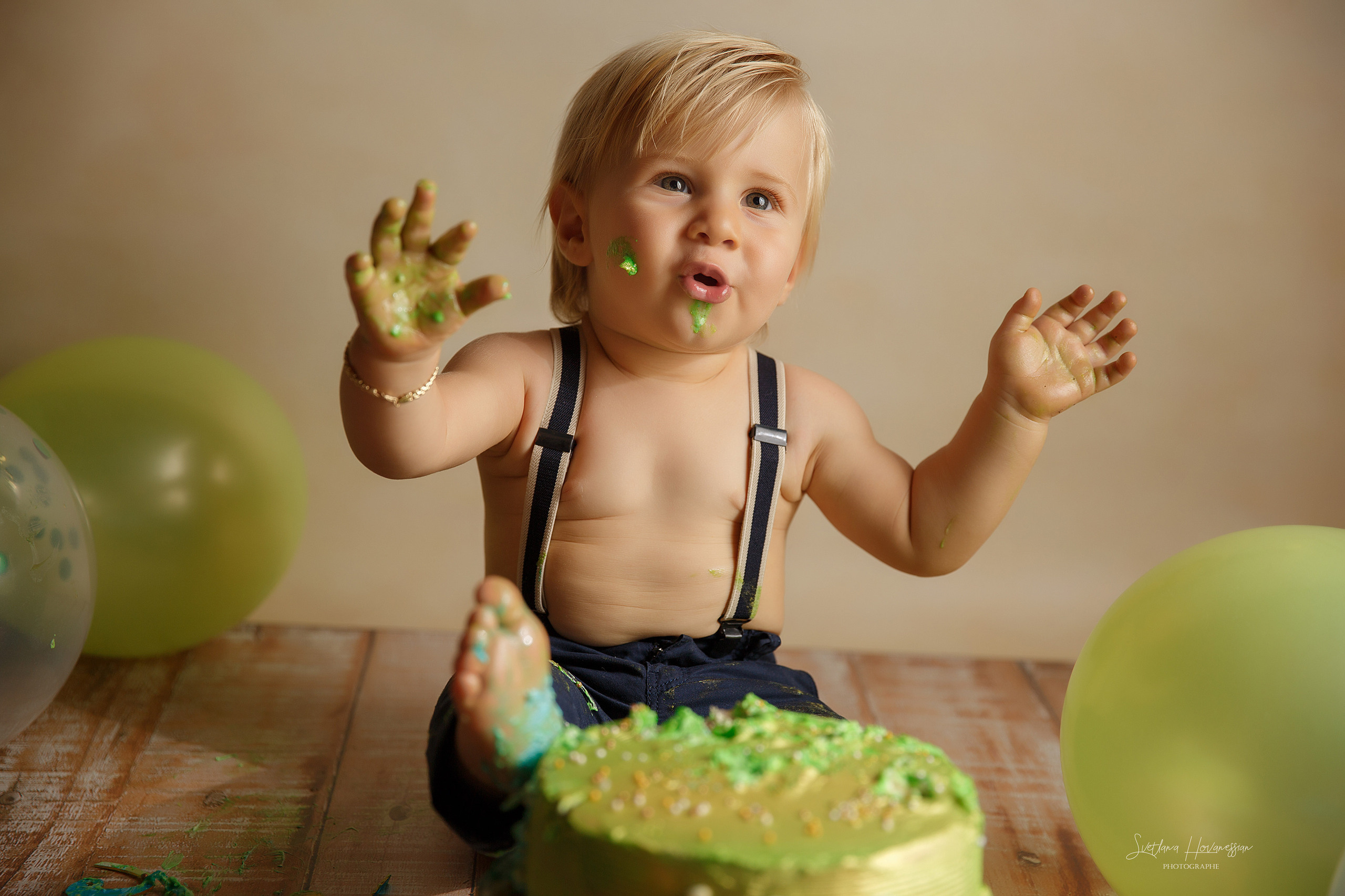 SMASH CAKE / MON 1er ANNIVERSAIRE (1,2,3 ans et plus). Photographe professionelle spécialisée dans la photographie de grosses