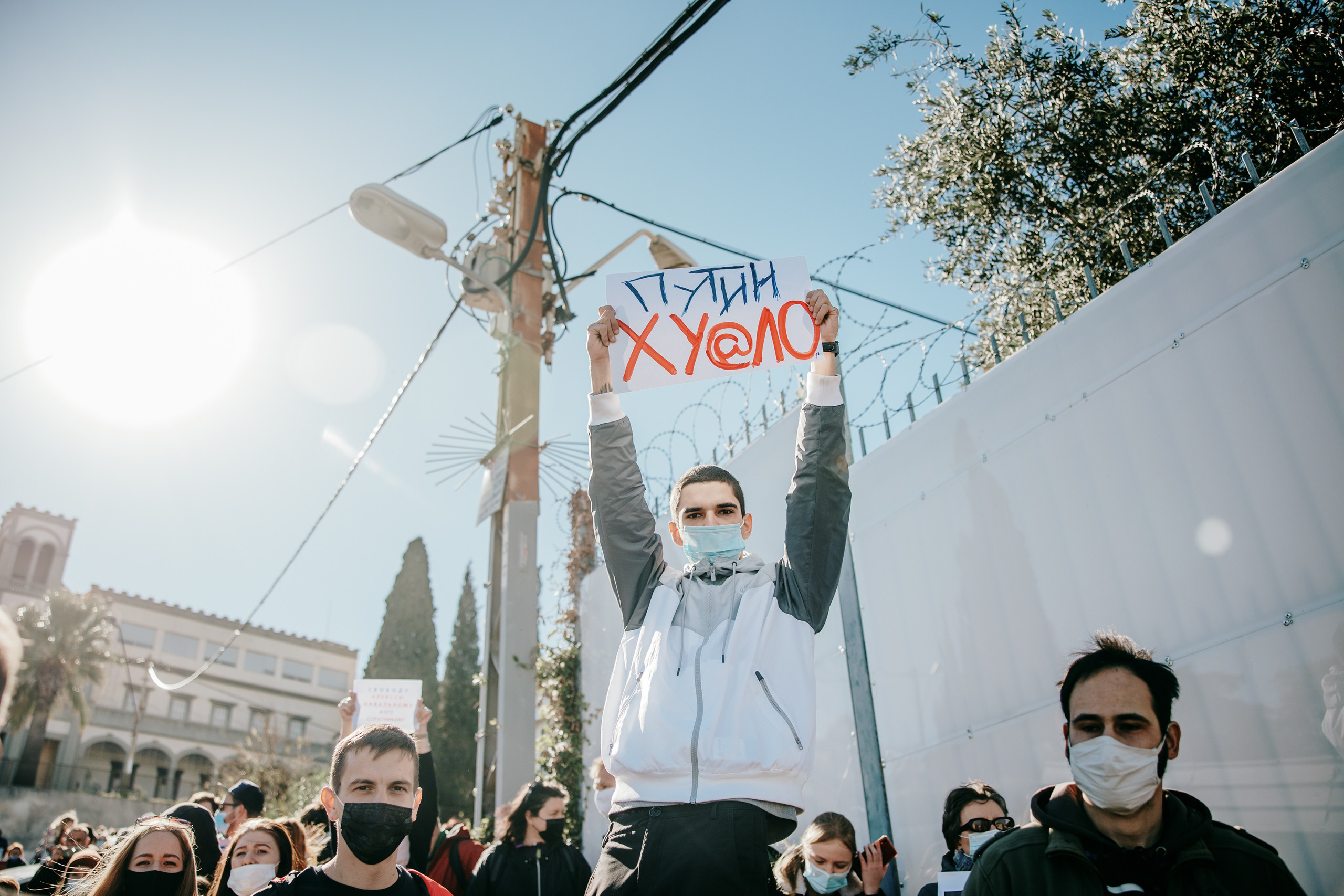 Акция в поддержку Навального в Хайфе (Израиль) 23 января 2020. George TLV — профессиональный фотограф и ретушёр, Израиль / Profession