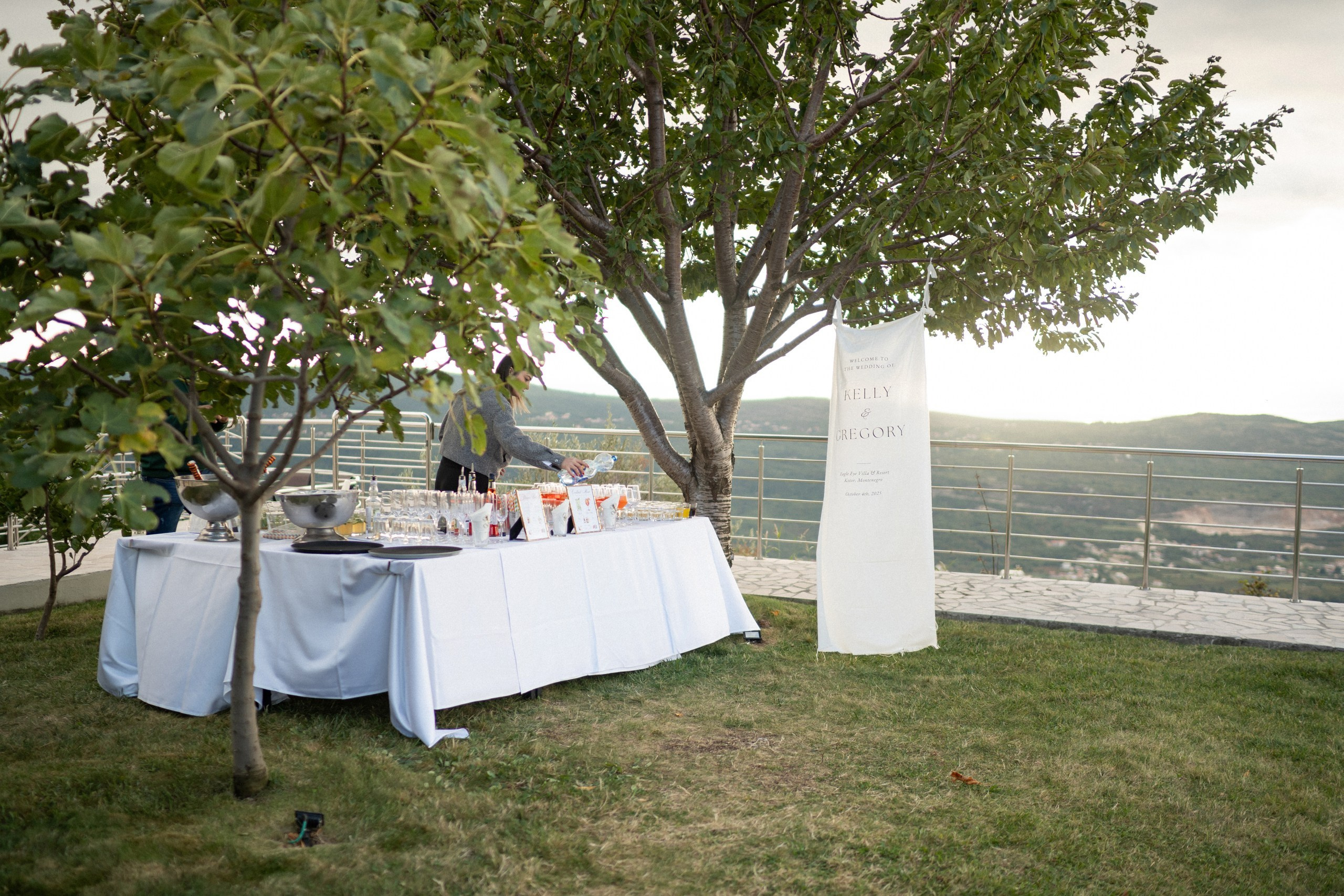 Bryllup i villa Eagle Eye over Kotor i Montenegro