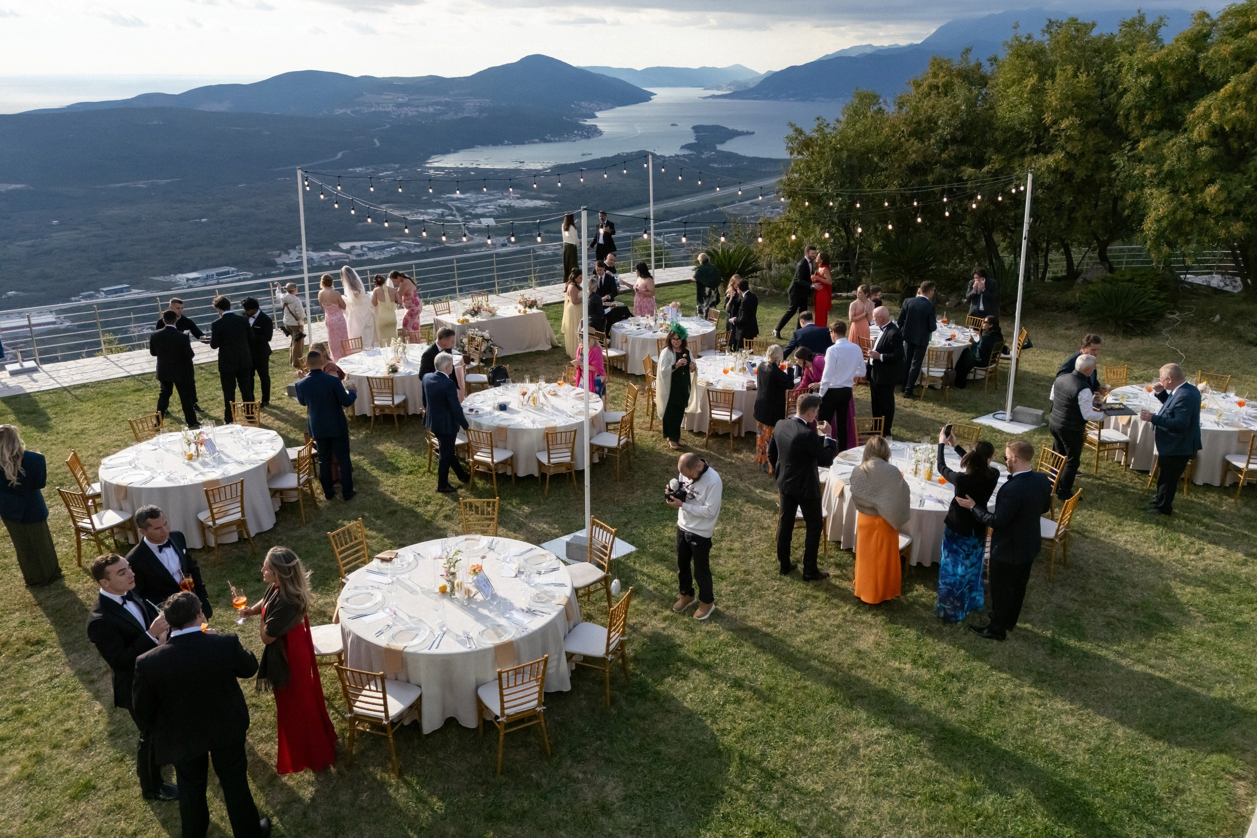Bryllup i villa Eagle Eye over Kotor i Montenegro