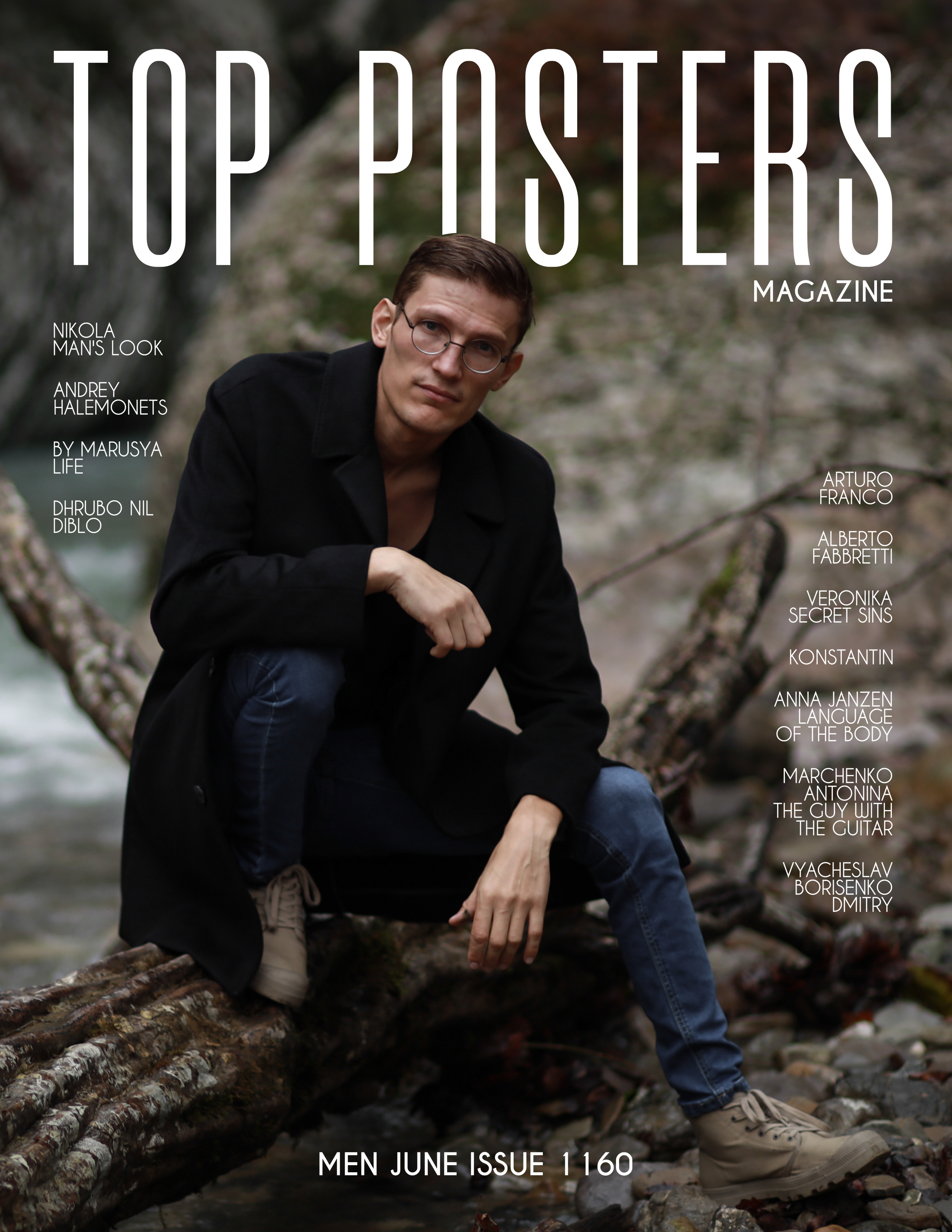 TOP POSTERS MAGAZINE — June, Man Style (Vol 1160). Профессиональный Фотограф Халемонец Андрей в Кривой Рог Днепр Украина