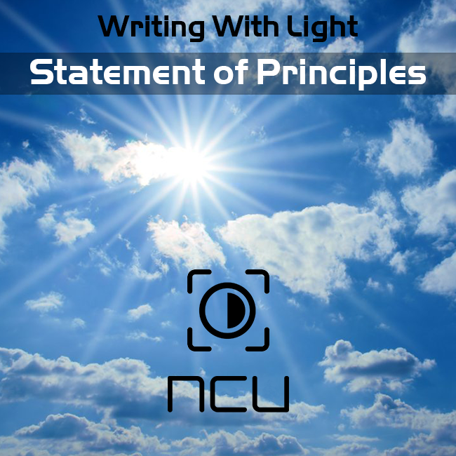Statement of Principles / Writing With Light. Noga Creative Union