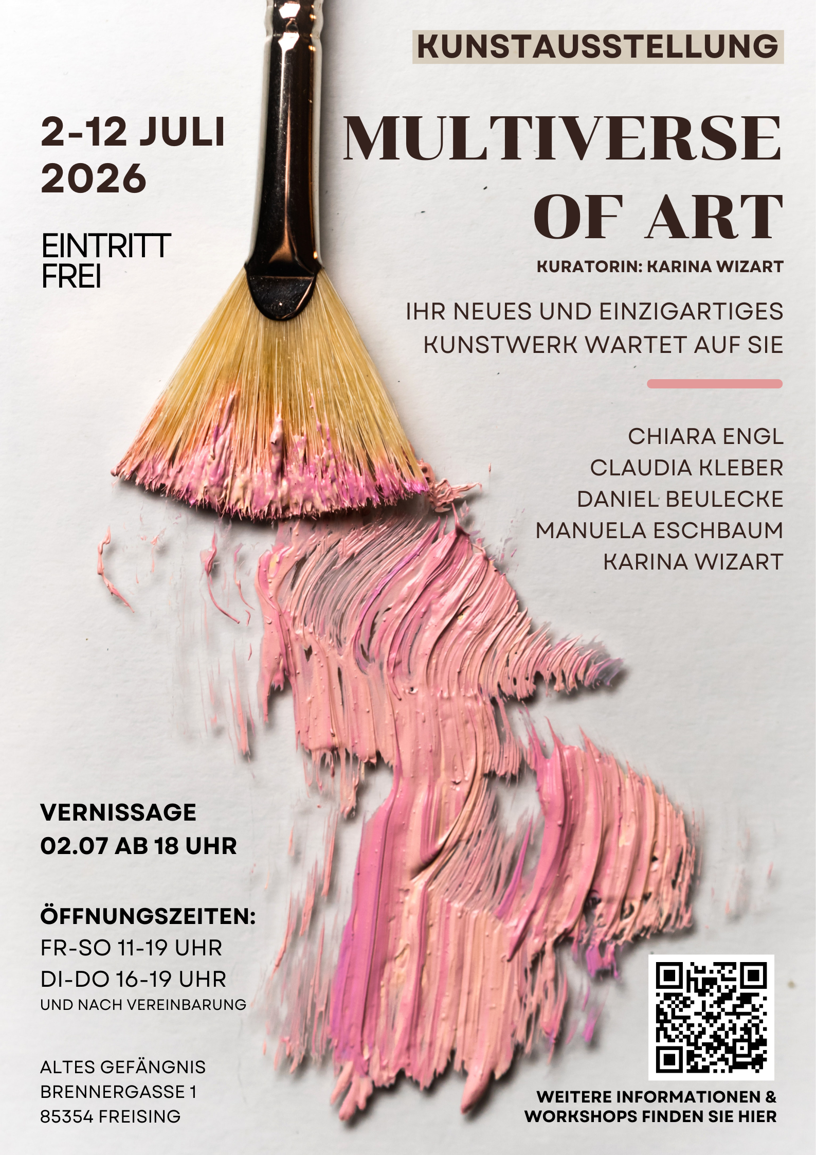 Multiverse of Art 2026 · Abstrakte Kunst von Daniel Beulecke im Alten Gefängnis Freising