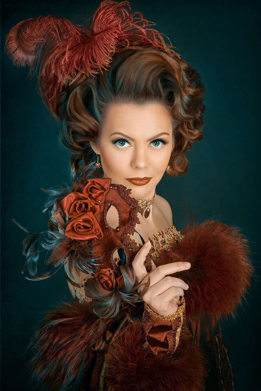 Арт-портрет в стиле модерн