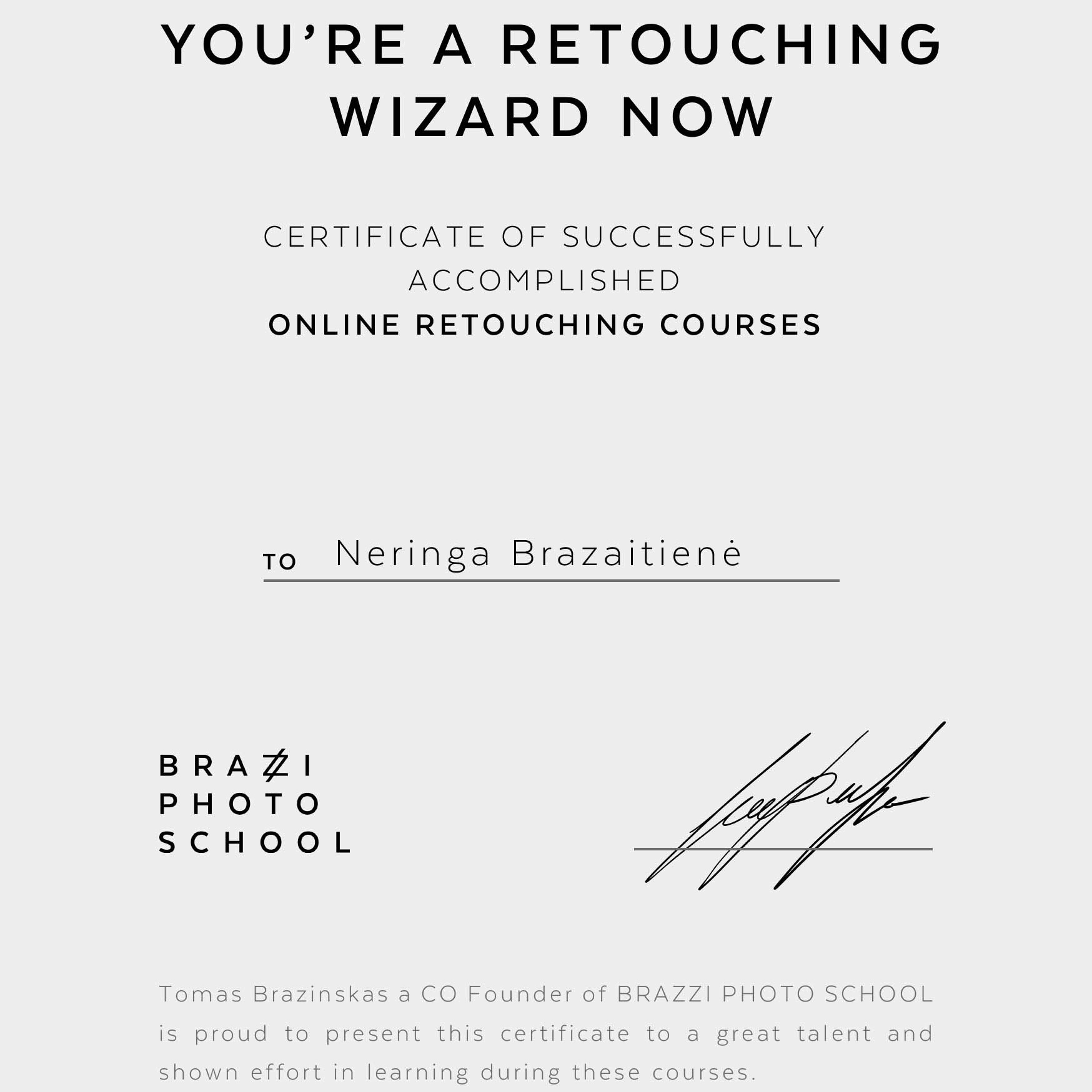 Susipažinkite su fotografe Neringa Brazaitiene