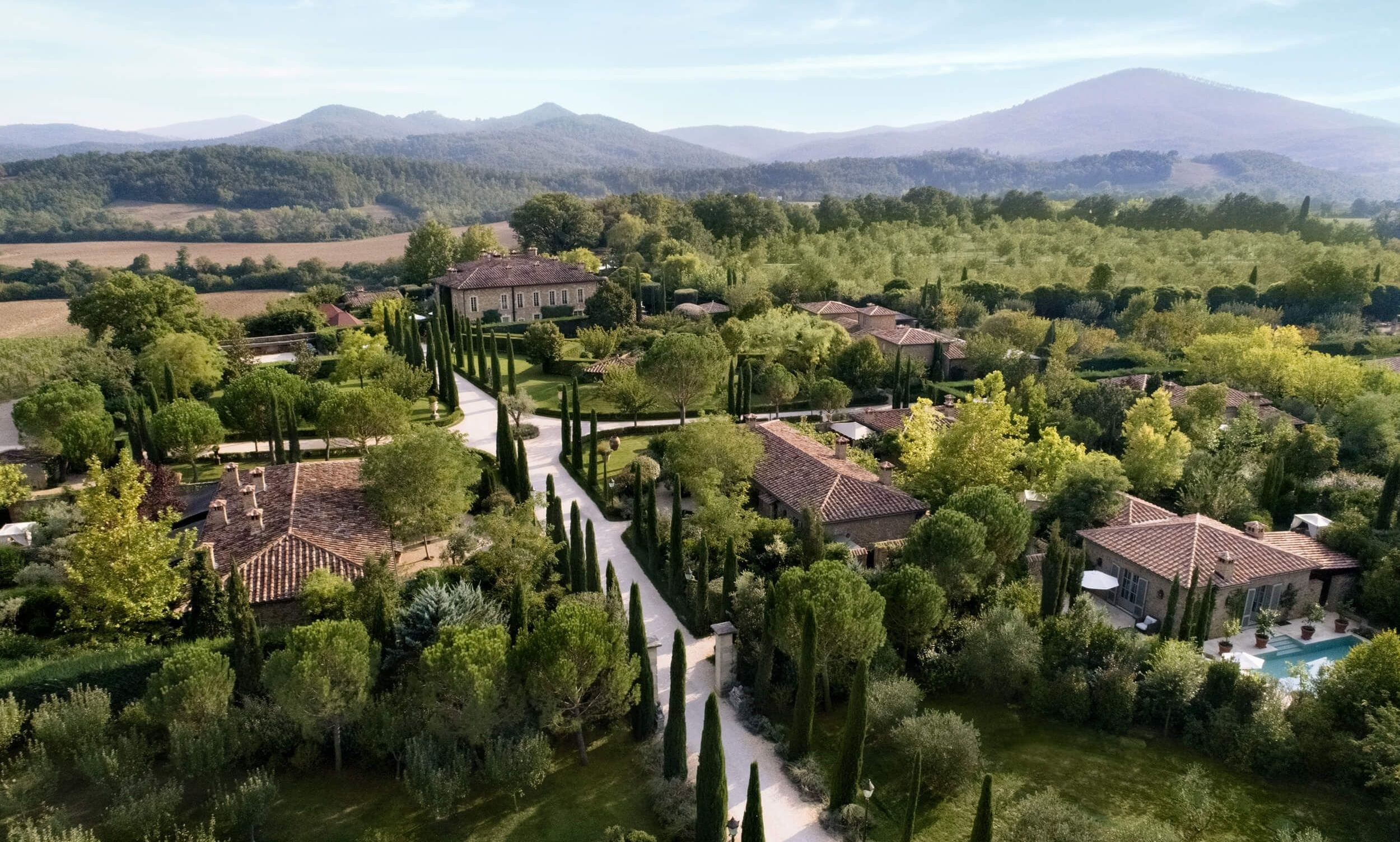 Borgo Santo Pietro, Val d'Orcia Tuscany wedding editorial photography