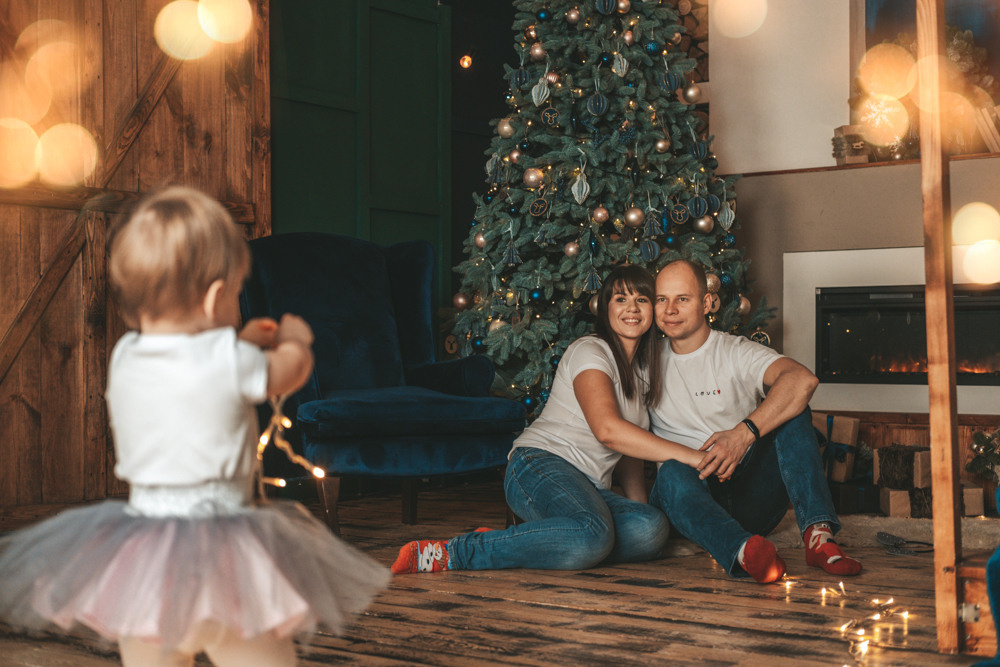 Новогодние огоньки. Сімейний і портретний фотограф у Києві Проценко Алла