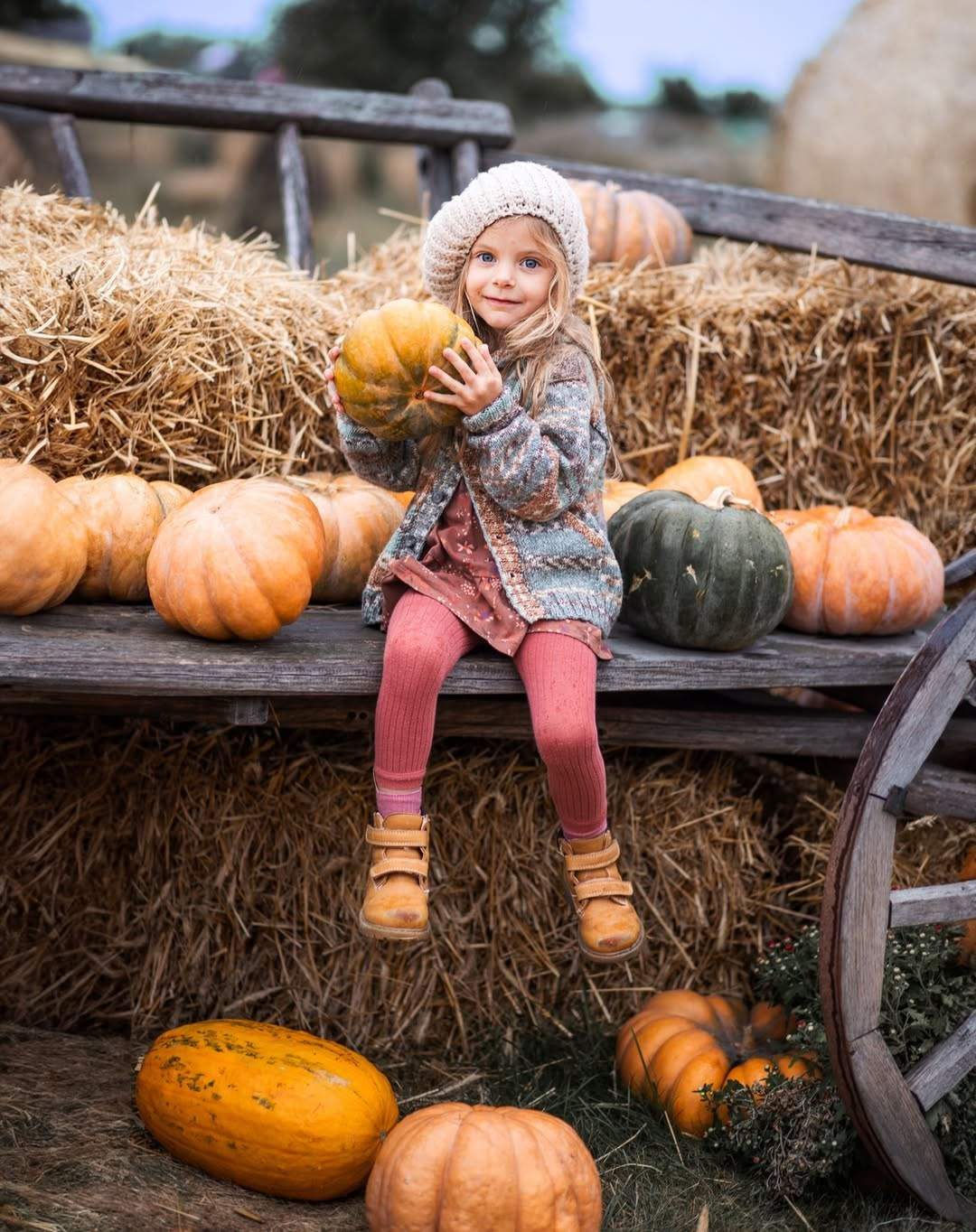 Осіння фотозйомка «Казкова осінь» з Даринкою. Сімейний та дитячий фотограф Київ, Ірпінь, Буча — Галина Пивоварова