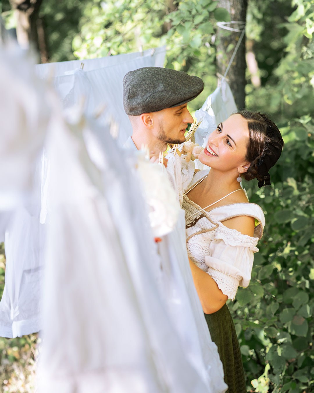 Фотозйомка lovestory «Прання з Юлею та Кірілом». Сімейний та дитячий фотограф Київ, Ірпінь, Буча — Галина Пивоварова