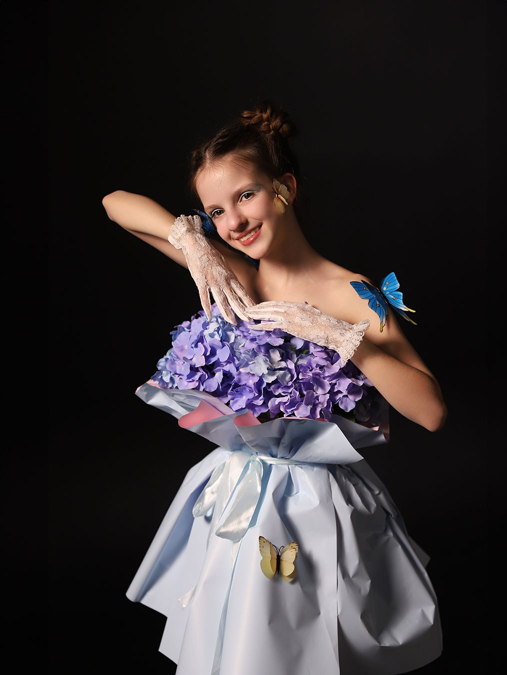 Фотозйомка в квітах. Сімейний та дитячий фотограф Київ, Ірпінь, Буча — Галина Пивоварова