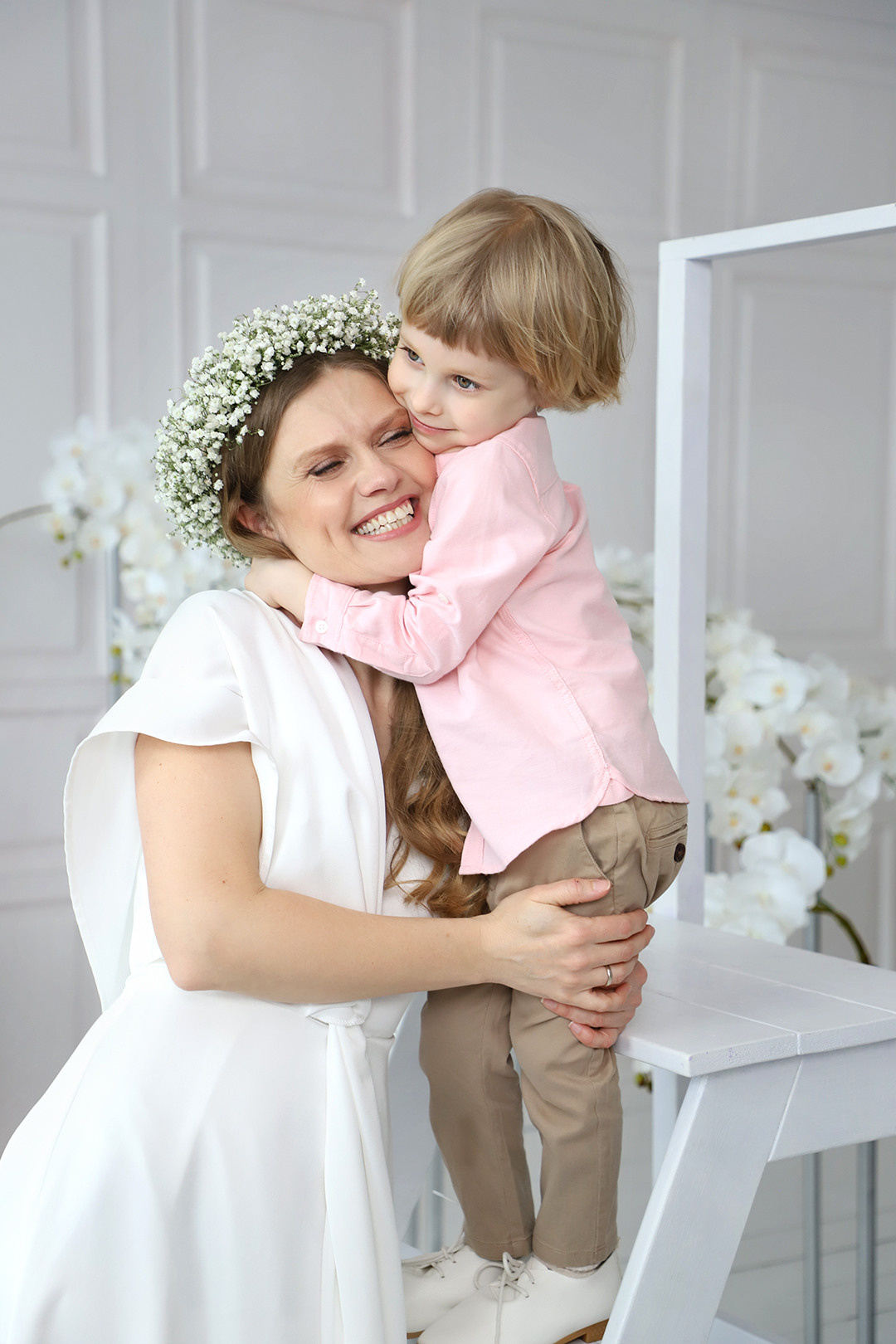 Великодня фотозйомка Ольги з Нікітою та Настьоною. Сімейний та дитячий фотограф Київ, Ірпінь, Буча — Галина Пивоварова