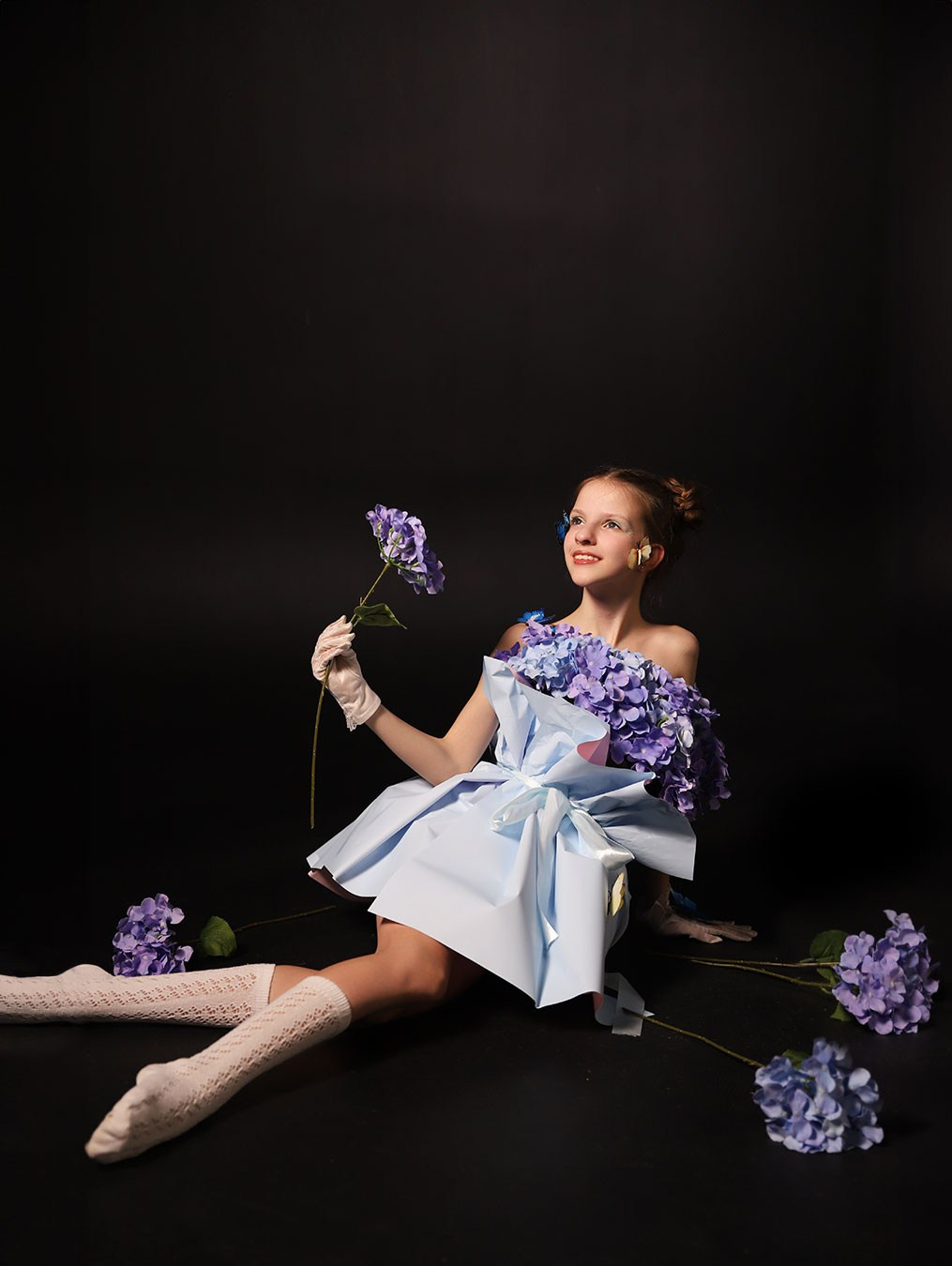 Фотозйомка в квітах. Сімейний та дитячий фотограф Київ, Ірпінь, Буча — Галина Пивоварова