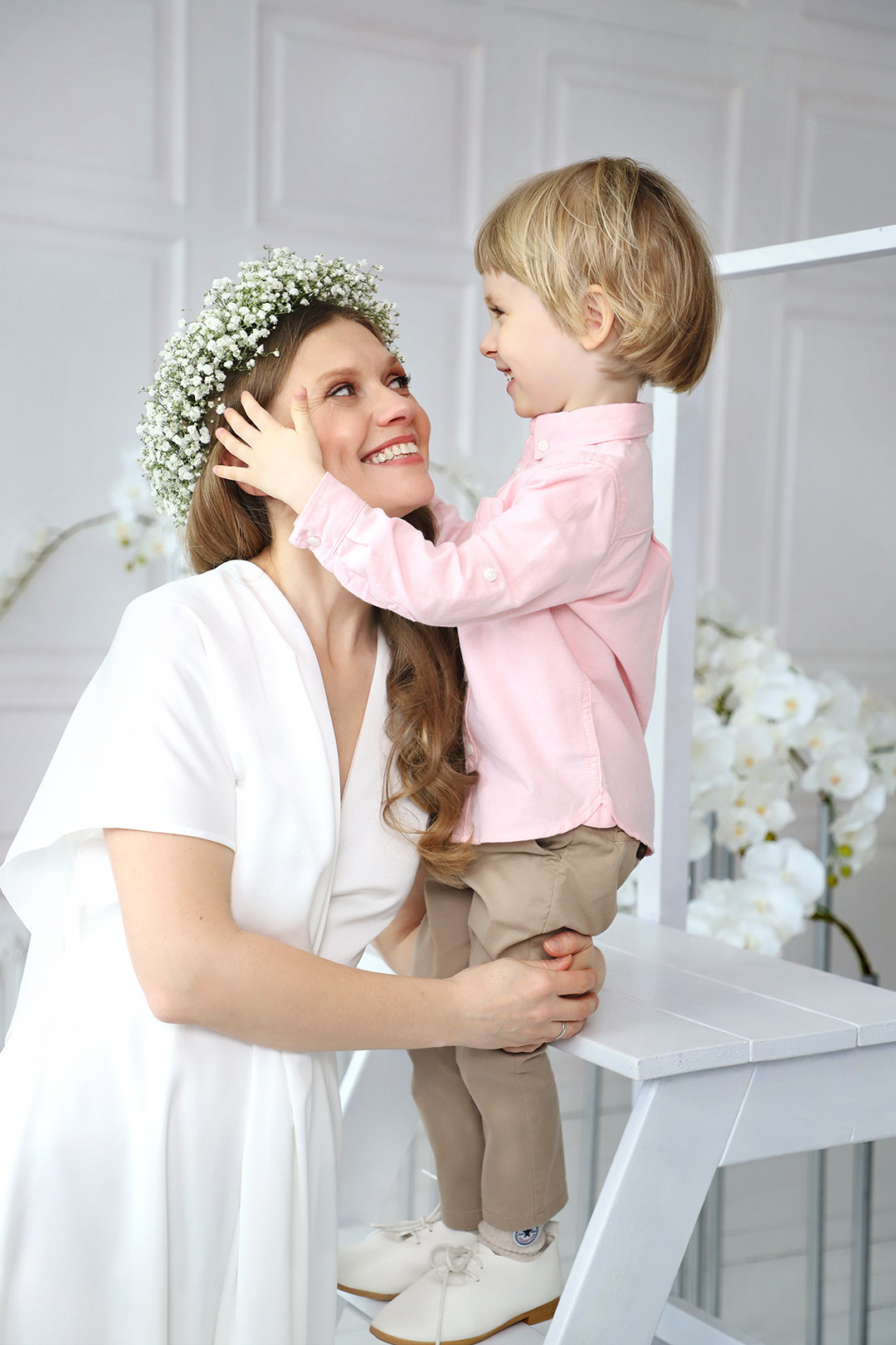 Великодня фотозйомка Ольги з Нікітою та Настьоною. Сімейний та дитячий фотограф Київ, Ірпінь, Буча — Галина Пивоварова