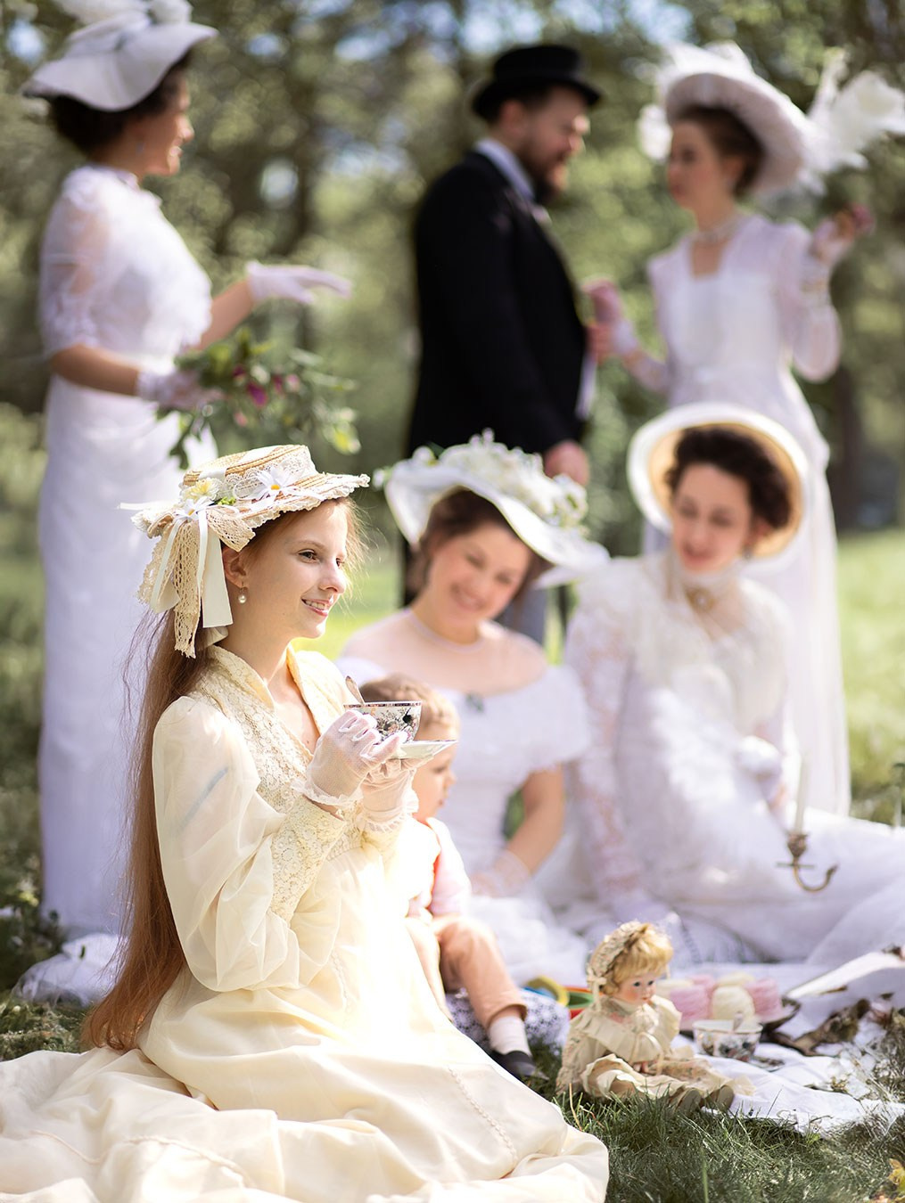 Фотопрогулянка з Юлею «По сторінкам роману едвардіанської епохи». Сімейний та дитячий фотограф Київ, Ірпінь, Буча — Галина Пивоварова
