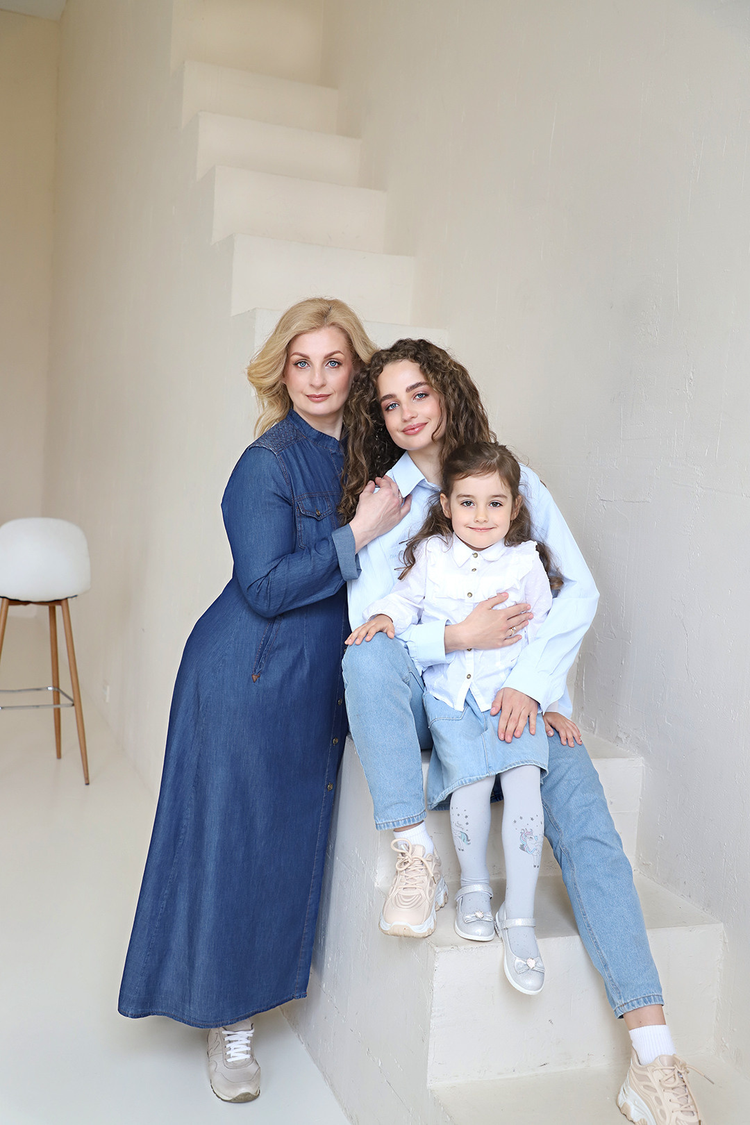 Сімейна фотозйомка «Дві мами, дві донечки». Сімейний та дитячий фотограф Київ, Ірпінь, Буча — Галина Пивоварова