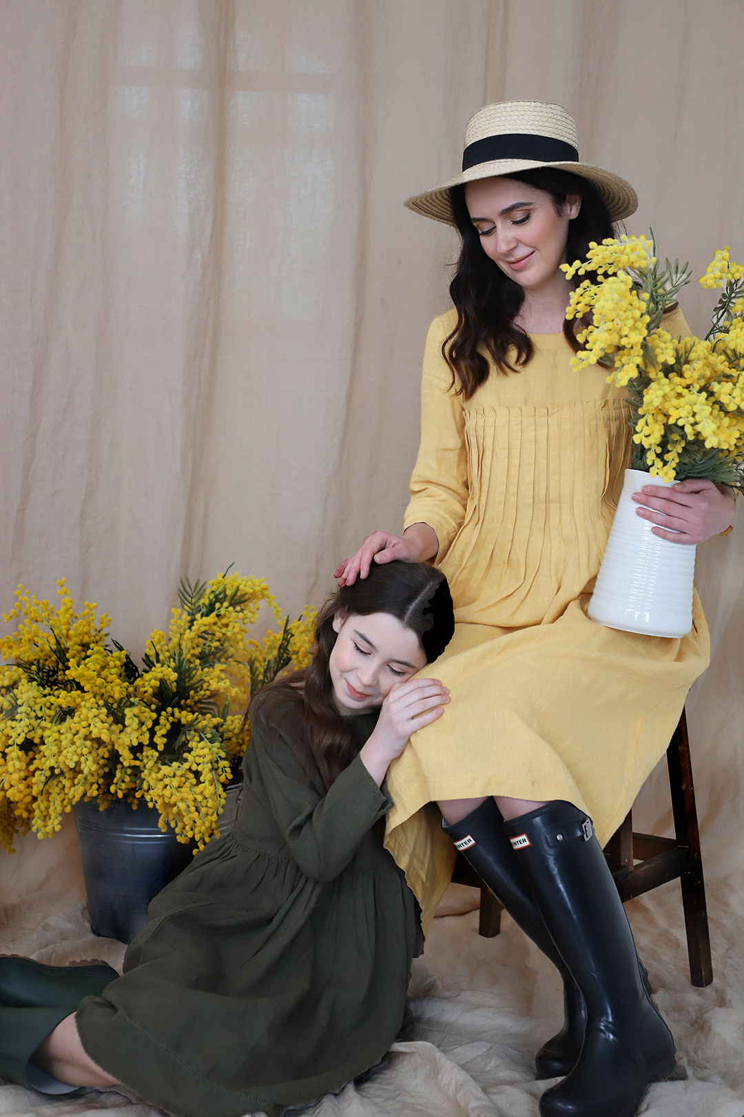 Великодня фотозйомка Тетяни та Дашулі. Сімейний та дитячий фотограф Київ, Ірпінь, Буча — Галина Пивоварова