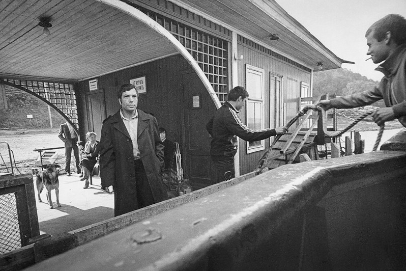 Пристань "Рудник", посёлок Детский санаторий, Верхнеуслонский район, Татарстан, Россия. 1985