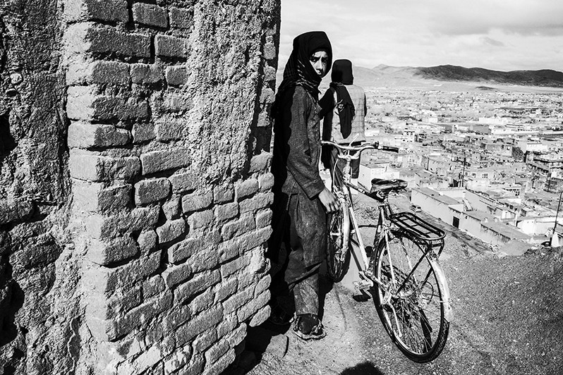 View of the city from the Citadel located on a high hill, Ghazni, Afghanistan. 2024