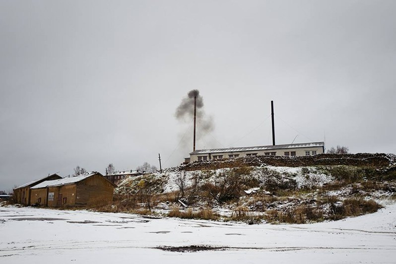 Leshukonskoe village, Arkhangelsk region, Russia. October 2017