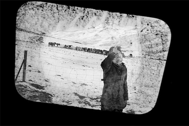 Jón Haraldsson from Gautsdalur Iceland’s most secluded farm, Gautsdalur farm, Vestfirdir region, Iceland. 1996