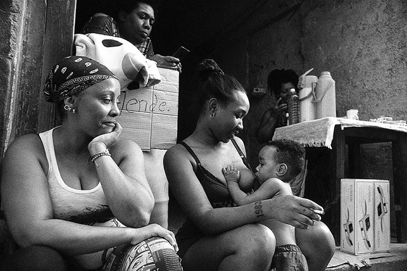 Daily life on the edge of a residential neighbourhood, San Rafael street, Centro Habana district, Havana, Cuba. 2023