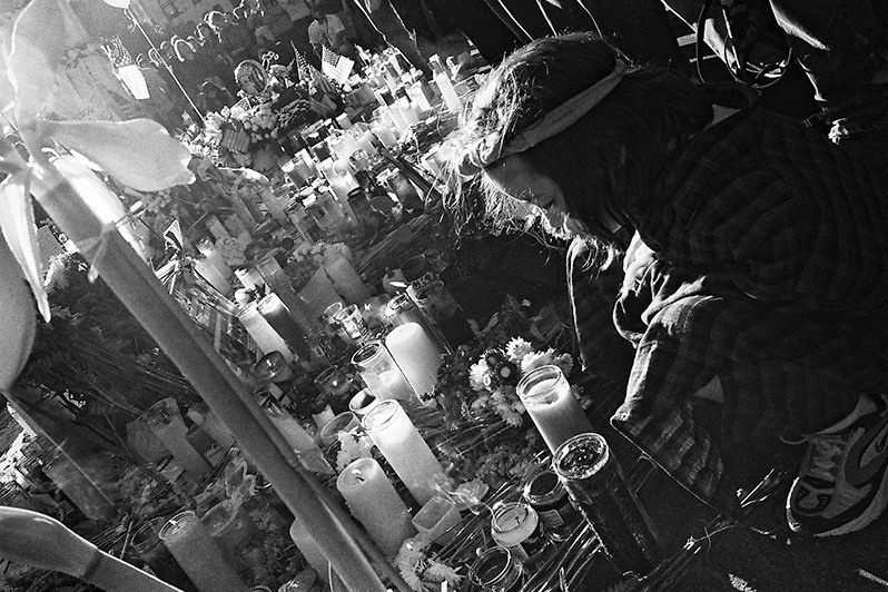 Гражданская панихида, 14-я улица, Манхэттен, Нью-Йорк, США. 18 сентября 2001