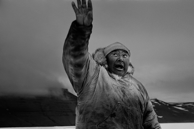 Masauna, King of Thule, near Thule, Greenland, Kingdom of Denmark. 1987