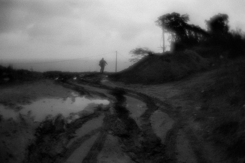 View of the European Black Sea coast to the north of Istanbul, near Istanbul, Turkey. January 2008