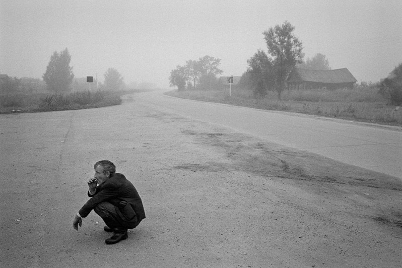 Smoker, Kondakovo village, Borisoglebsky district, Yaroslavl region, Russia. 2009